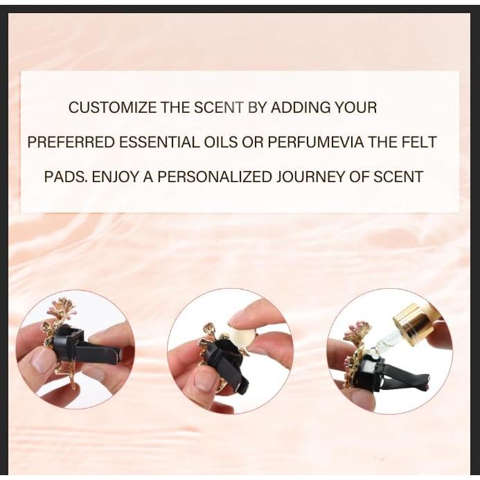 60 Almohadillas de Fieltro para Ambientador de Coche ORIESSE