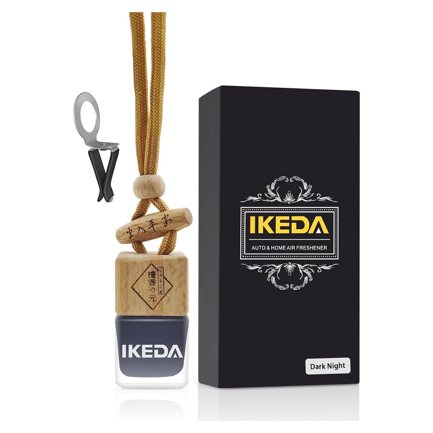 Ambientador de Auto Ikeda Scents Noche Oscura 10ml con Clip