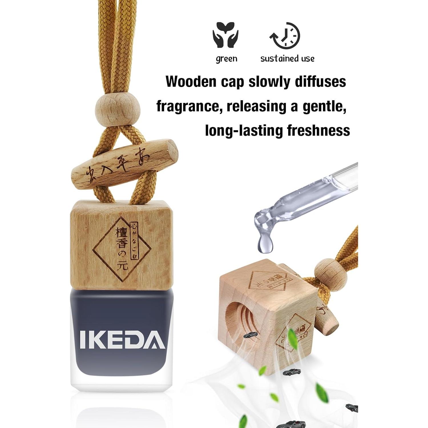 Ambientador de Auto Ikeda Scents Noche Oscura 10ml con Clip