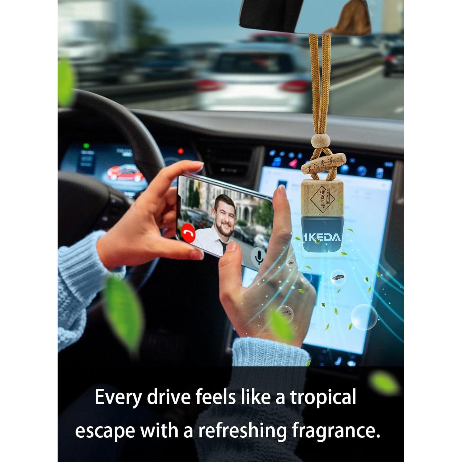 Ambientador de Auto Ikeda Scents Noche Oscura 10ml con Clip