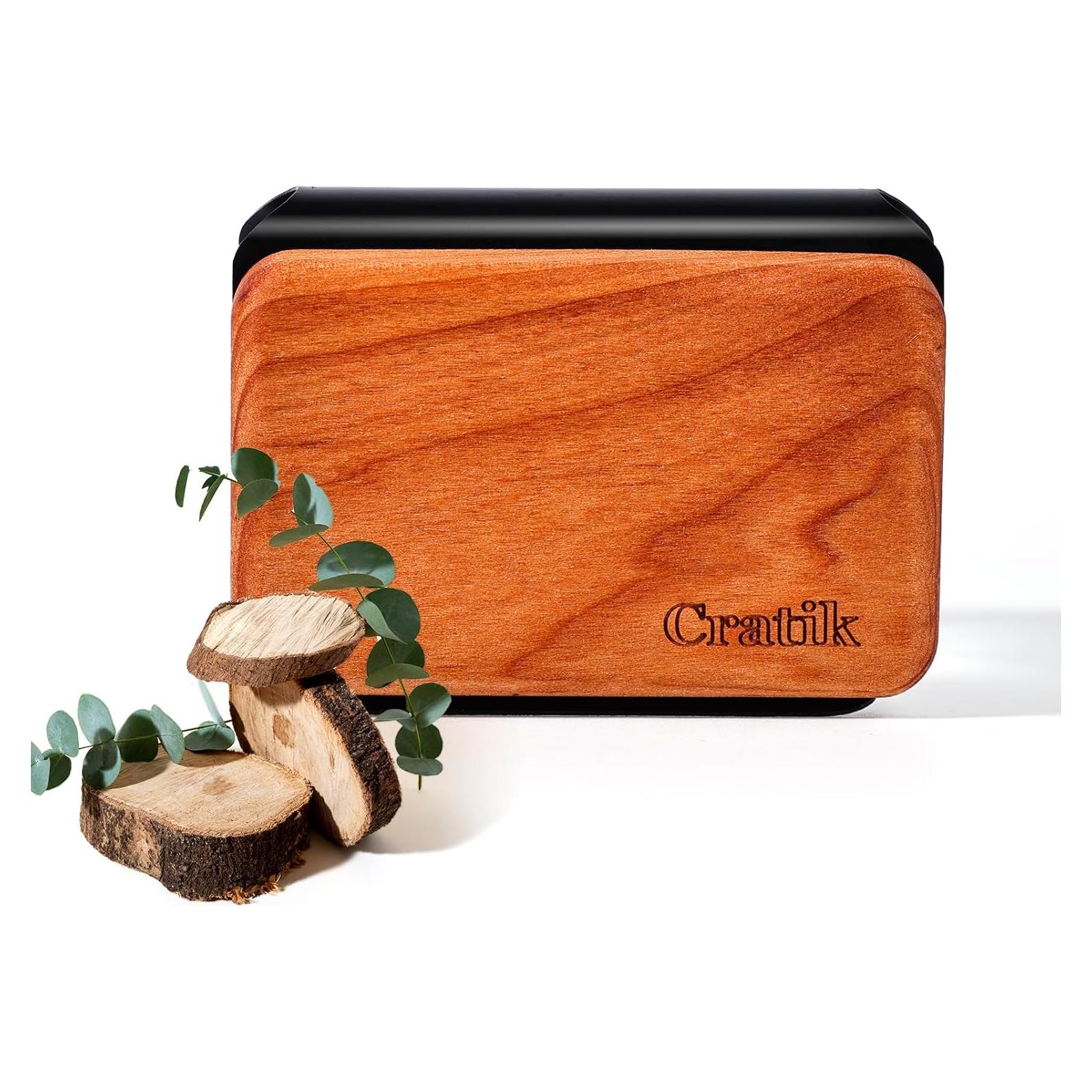 Ambientador de Auto CRATIK Teak - Difusor Natural para Visera