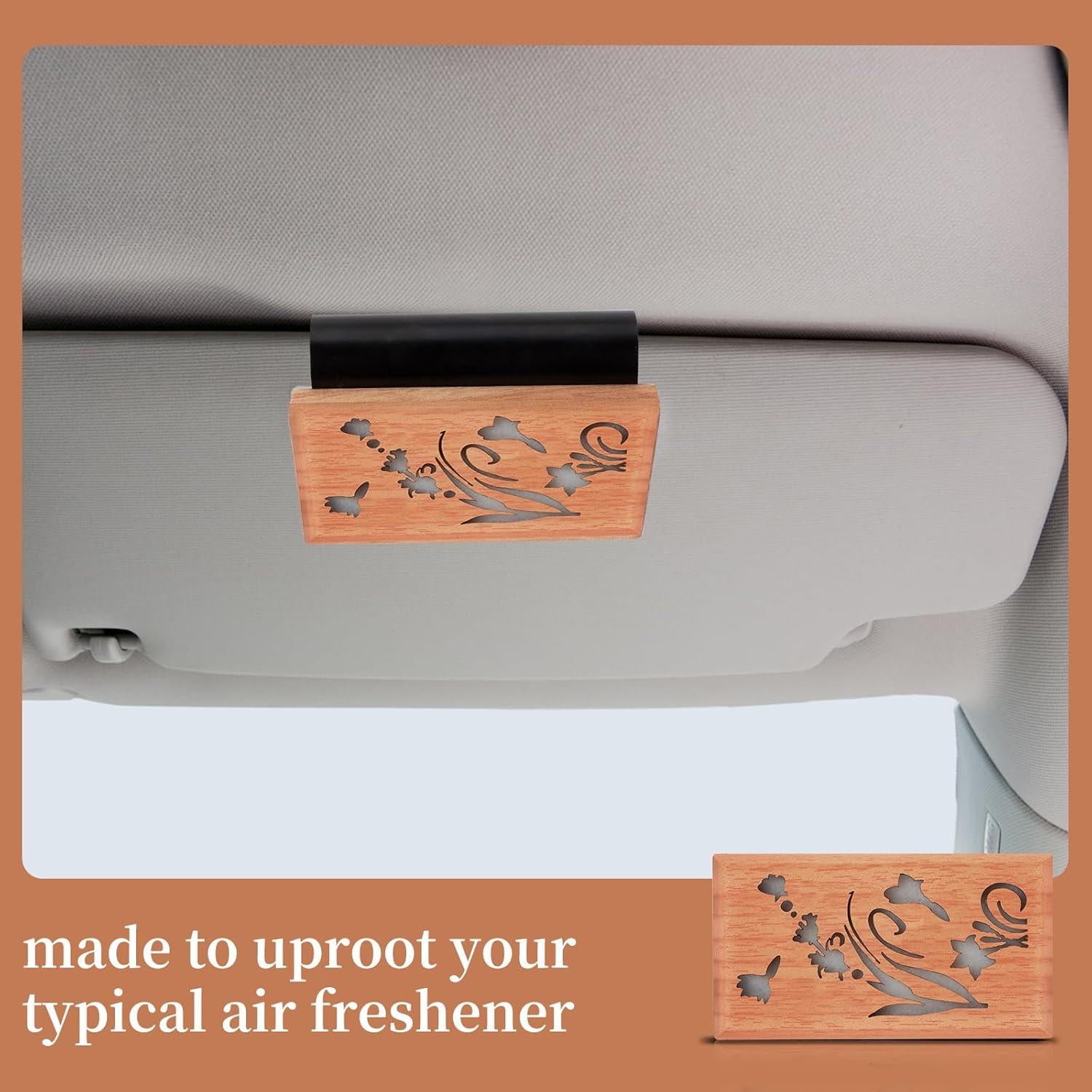 Ambientador de Auto ECOGREDA Lavanda - Clip de Visera, 30 días