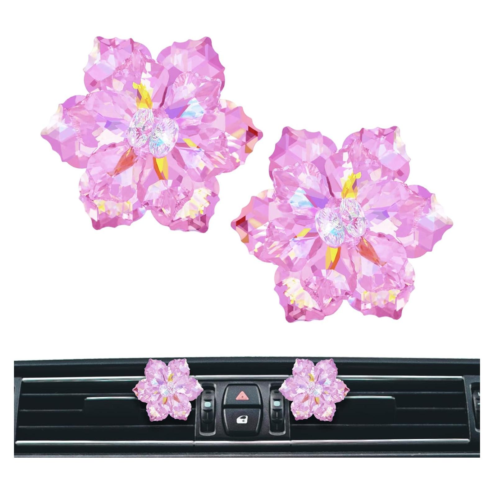 Clips de Ventilación Ambientadores de Coche LEFERS Rosa 2 Pzas