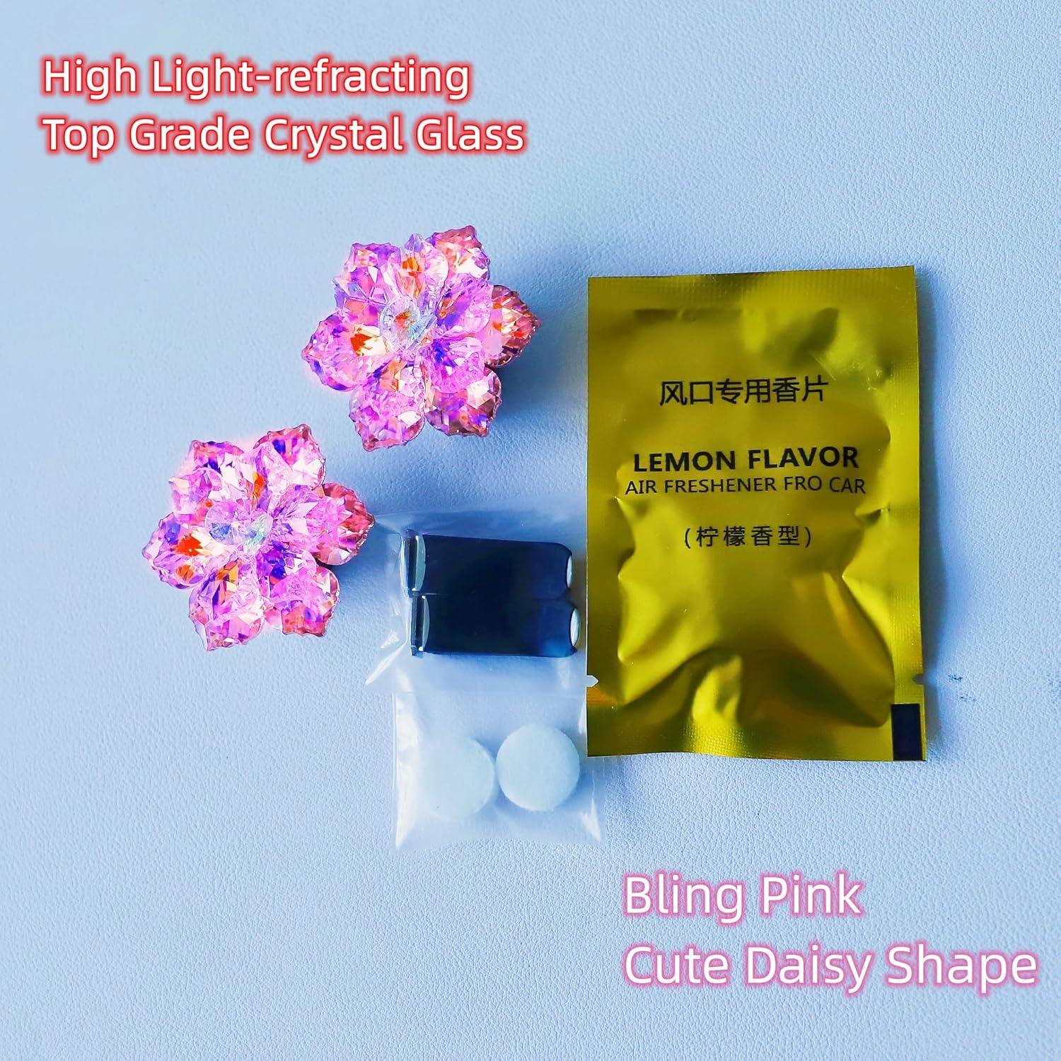 Clips de Ventilación Ambientadores de Coche LEFERS Rosa 2 Pzas