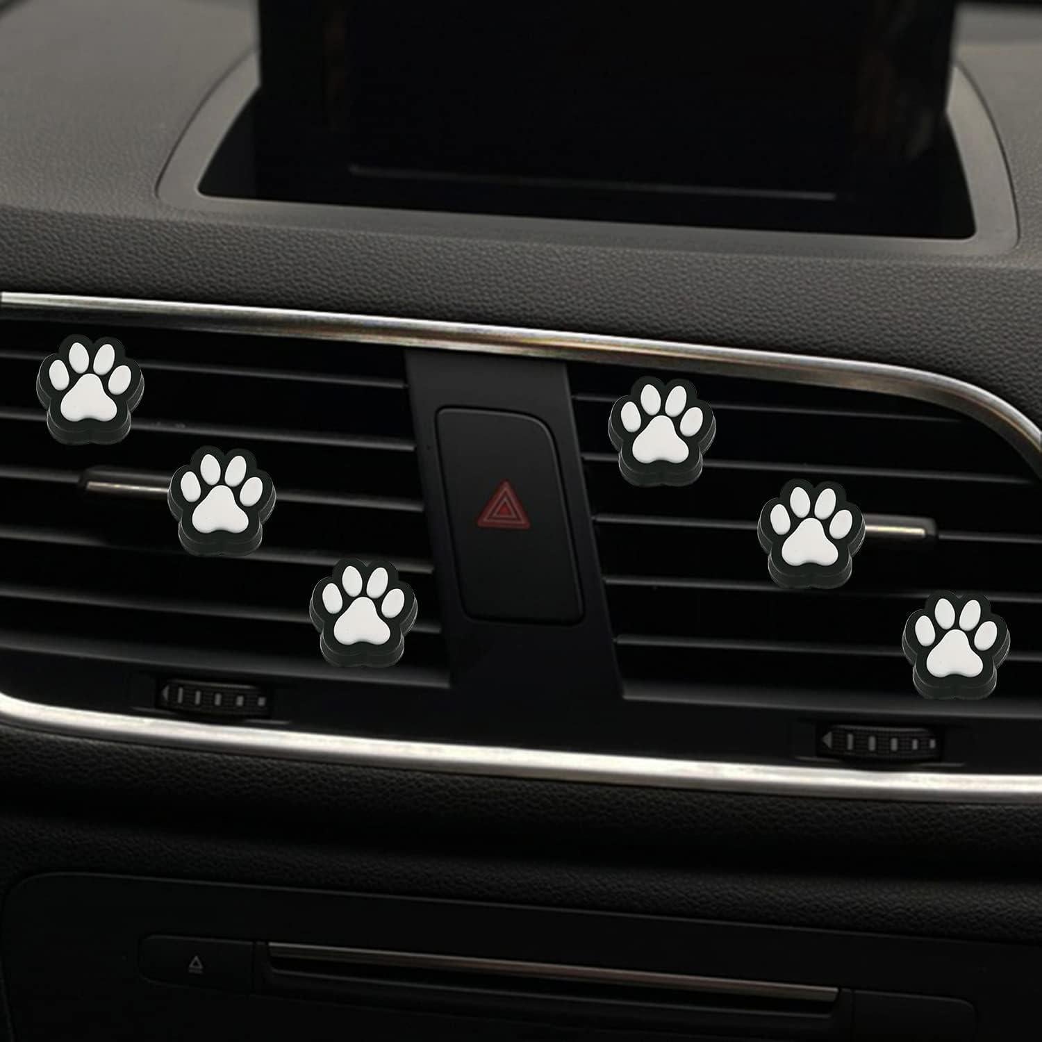 6 Clips Ambientadores de Aire para Auto Gowxs Huella de Perro