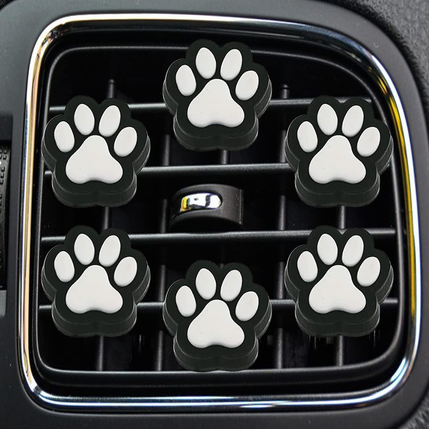 6 Clips Ambientadores de Aire para Auto Gowxs Huella de Perro