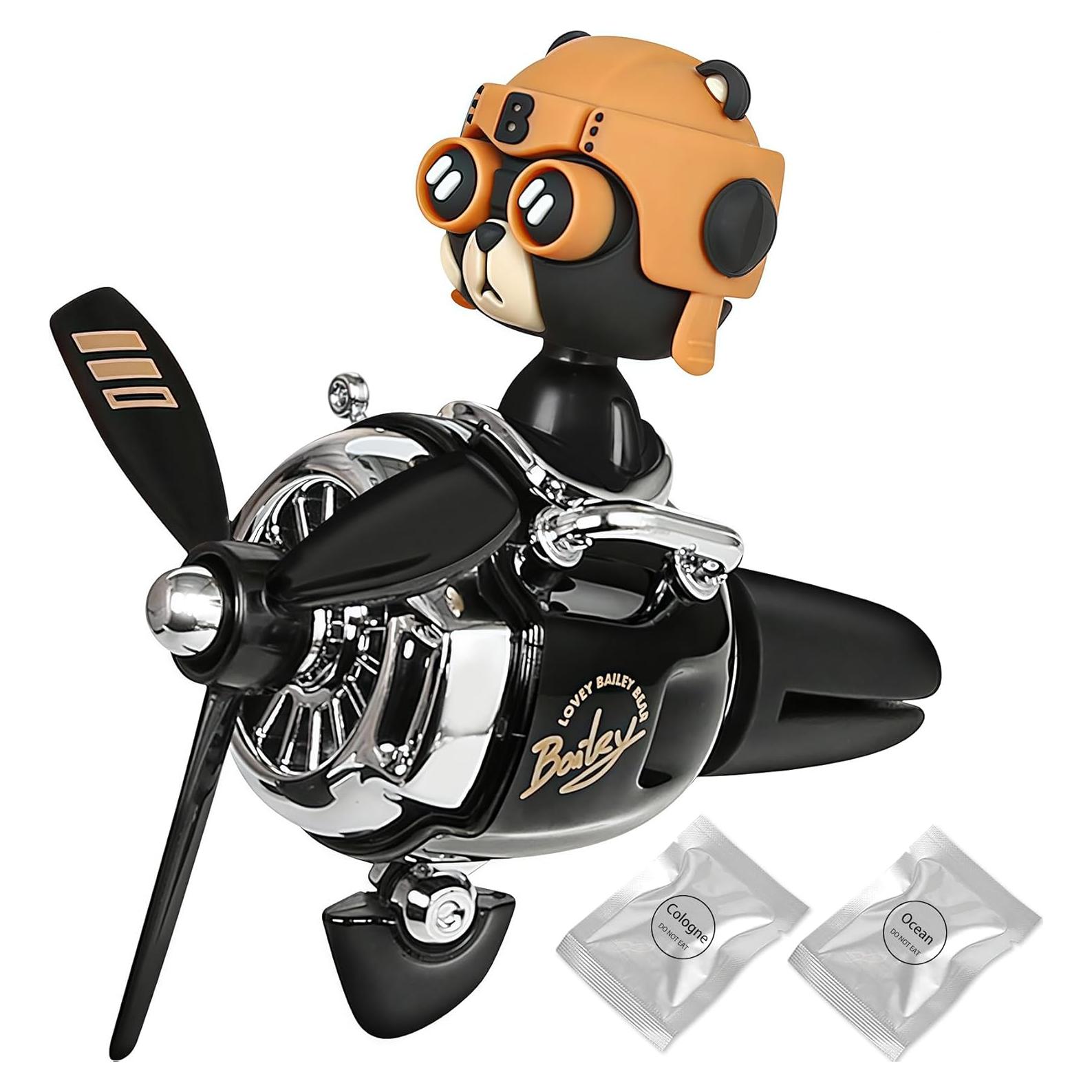 Ambientador de Coche Bear Pilot ROOCHKD - Oso de Peluche 8.6cm