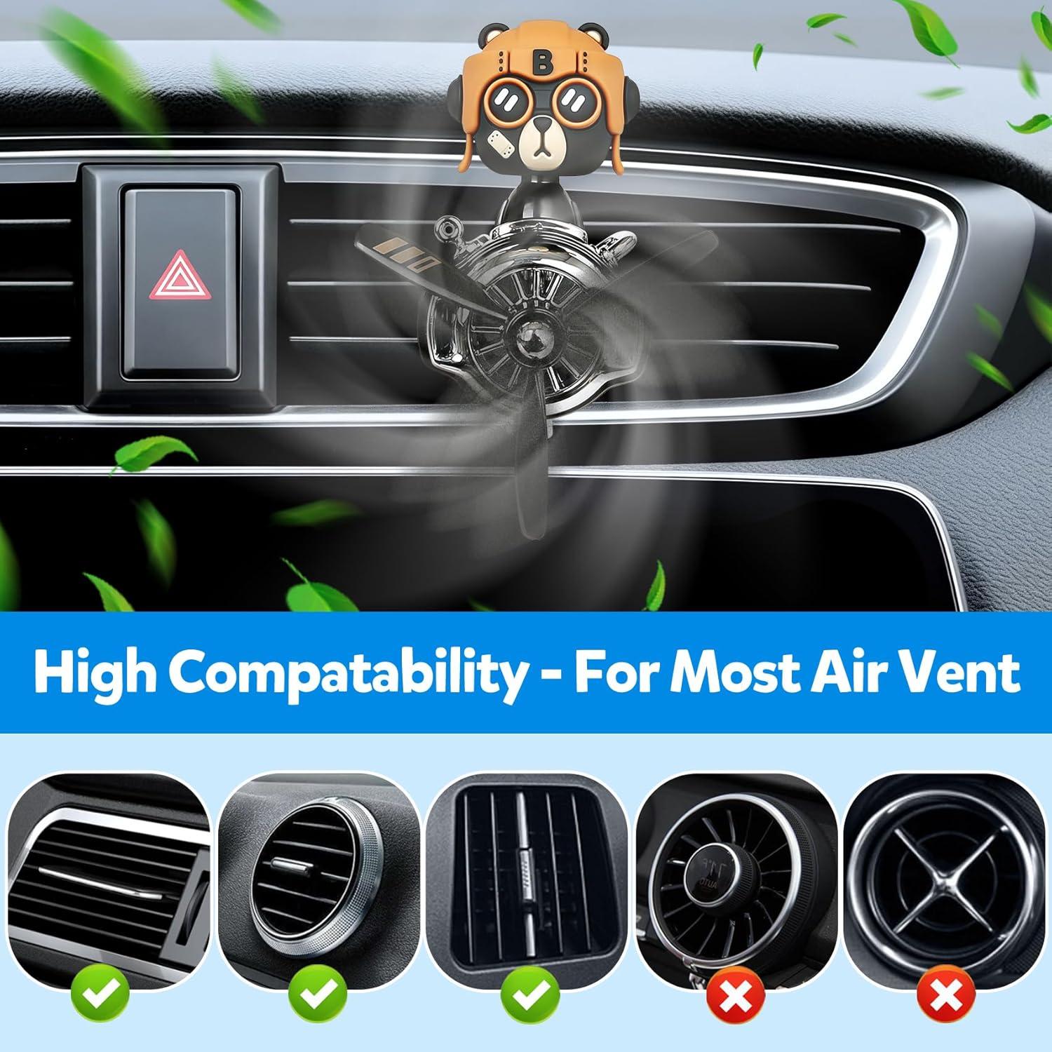 Ambientador de Coche Bear Pilot ROOCHKD - Oso de Peluche 8.6cm