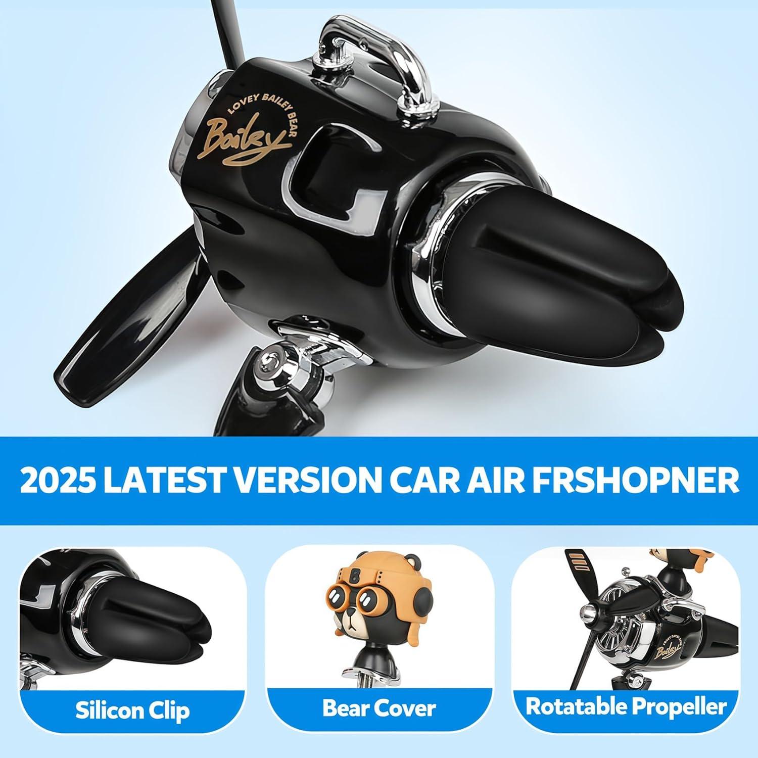 Ambientador de Coche Bear Pilot ROOCHKD - Oso de Peluche 8.6cm