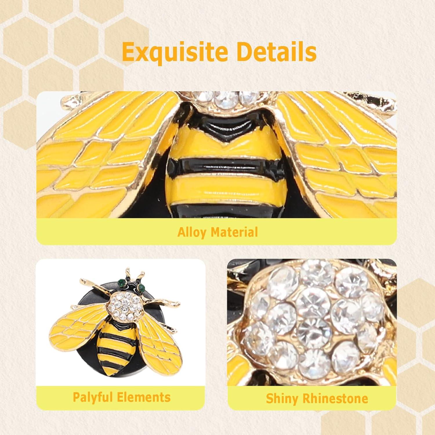 Clip de Ventilación Ambientador Auto ORIESSE Abeja Bling 2pcs