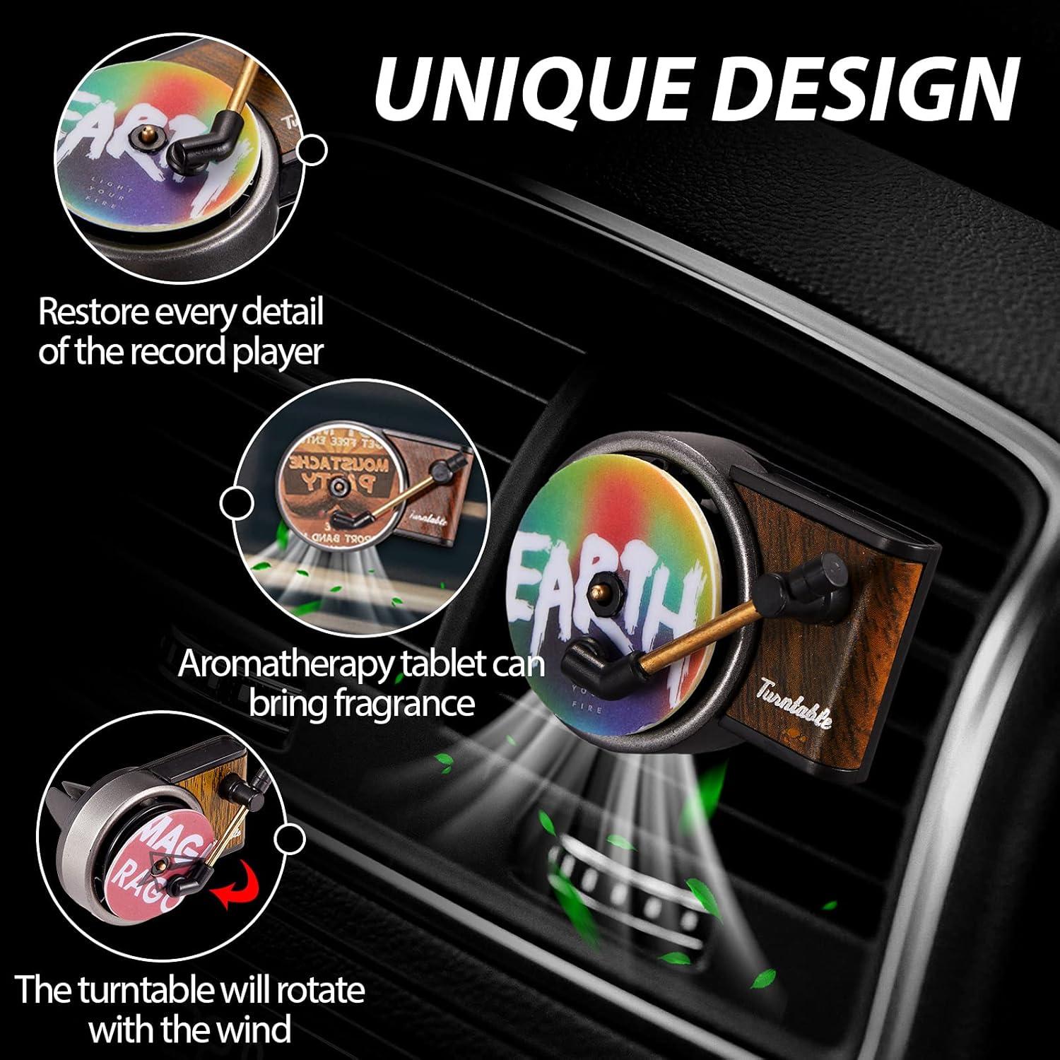 Ambientador de Aire para Coche Frienda Tocadiscos Retro 3 Piezas