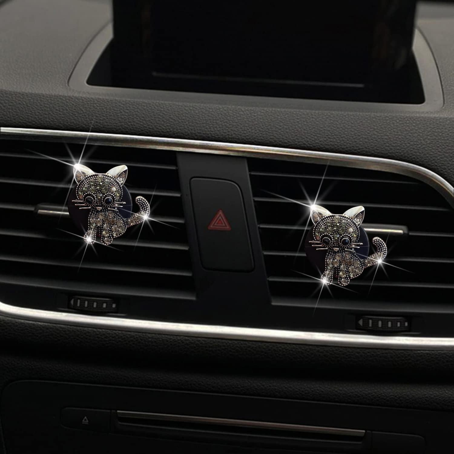 Clip de Ventilación de Auto Sozbkelns Gatito Brillante