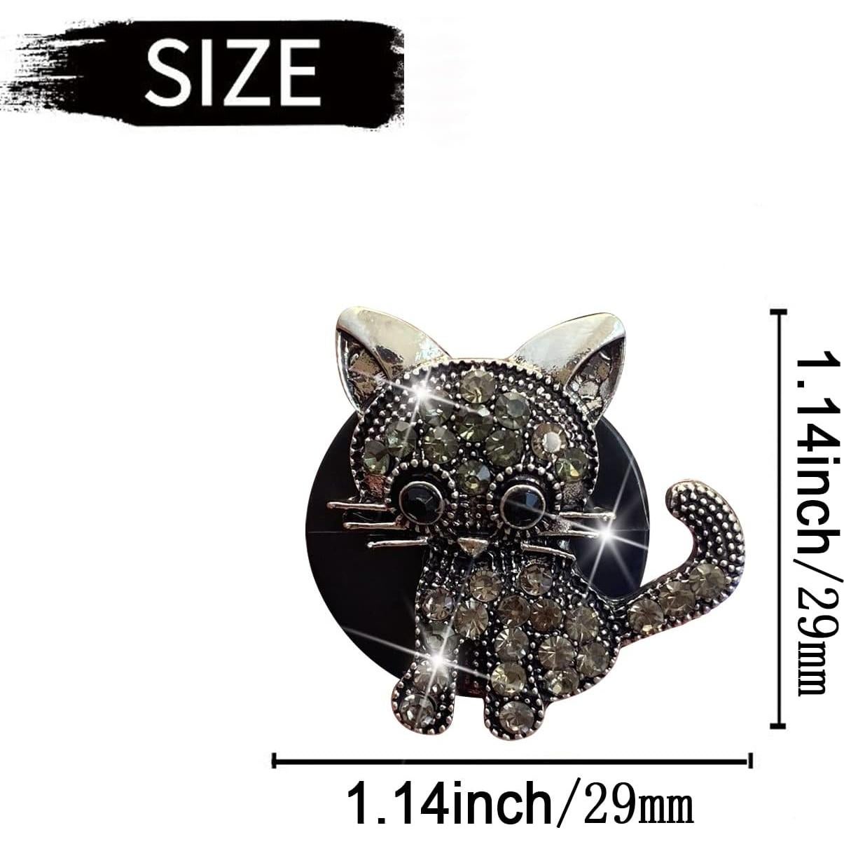 Clip de Ventilación de Auto Sozbkelns Gatito Brillante