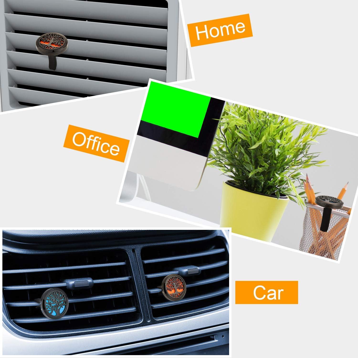 Difusor de Aceite Aromaterapia para Automóvil Tatuo 316L 2 Piezas