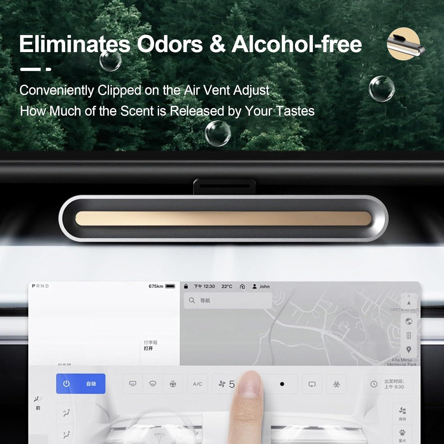 Ambientador de Coche COSLAKE para Tesla Model Y/3, Set 6 Varitas