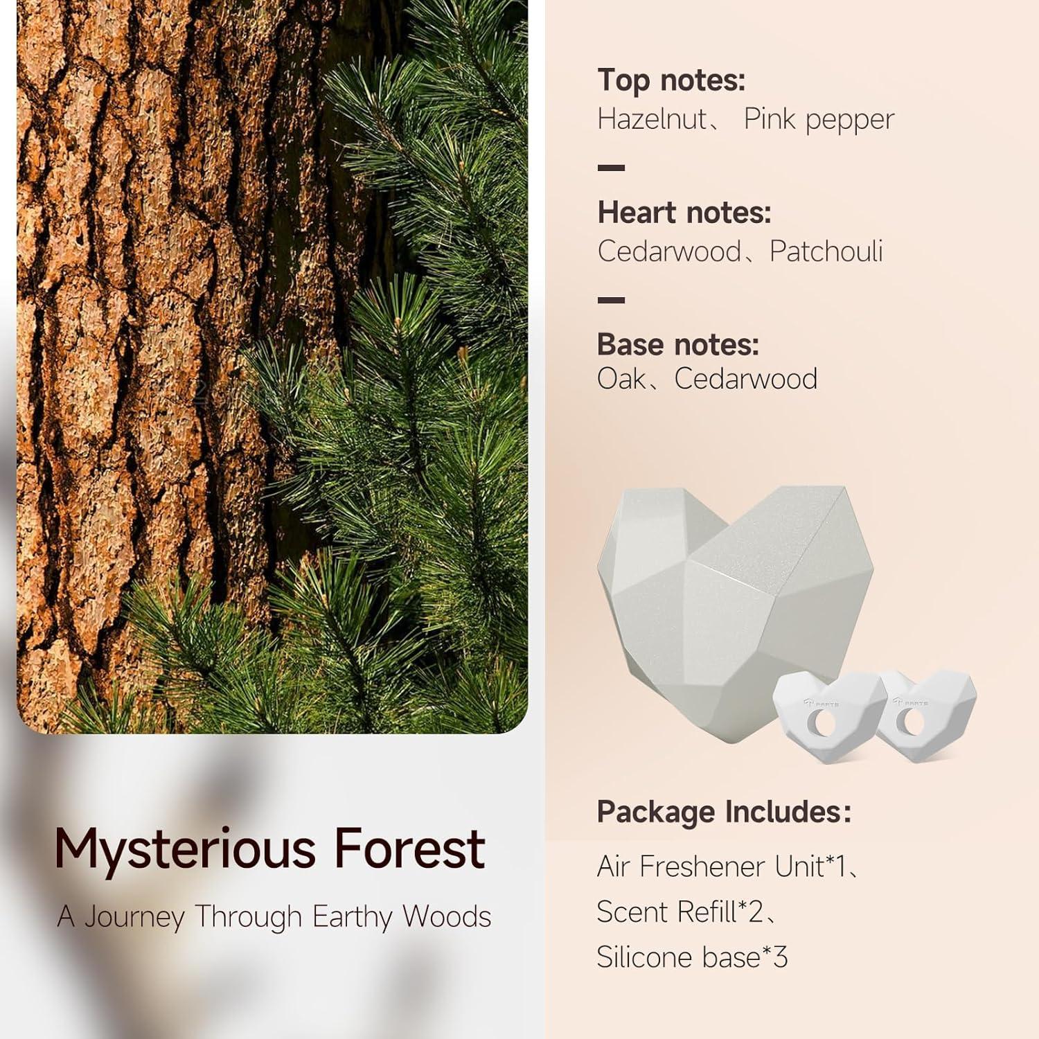 Ambientador TPARTS para Tesla Model 3/Y - Difusor Cyberheart Bosque Misterioso