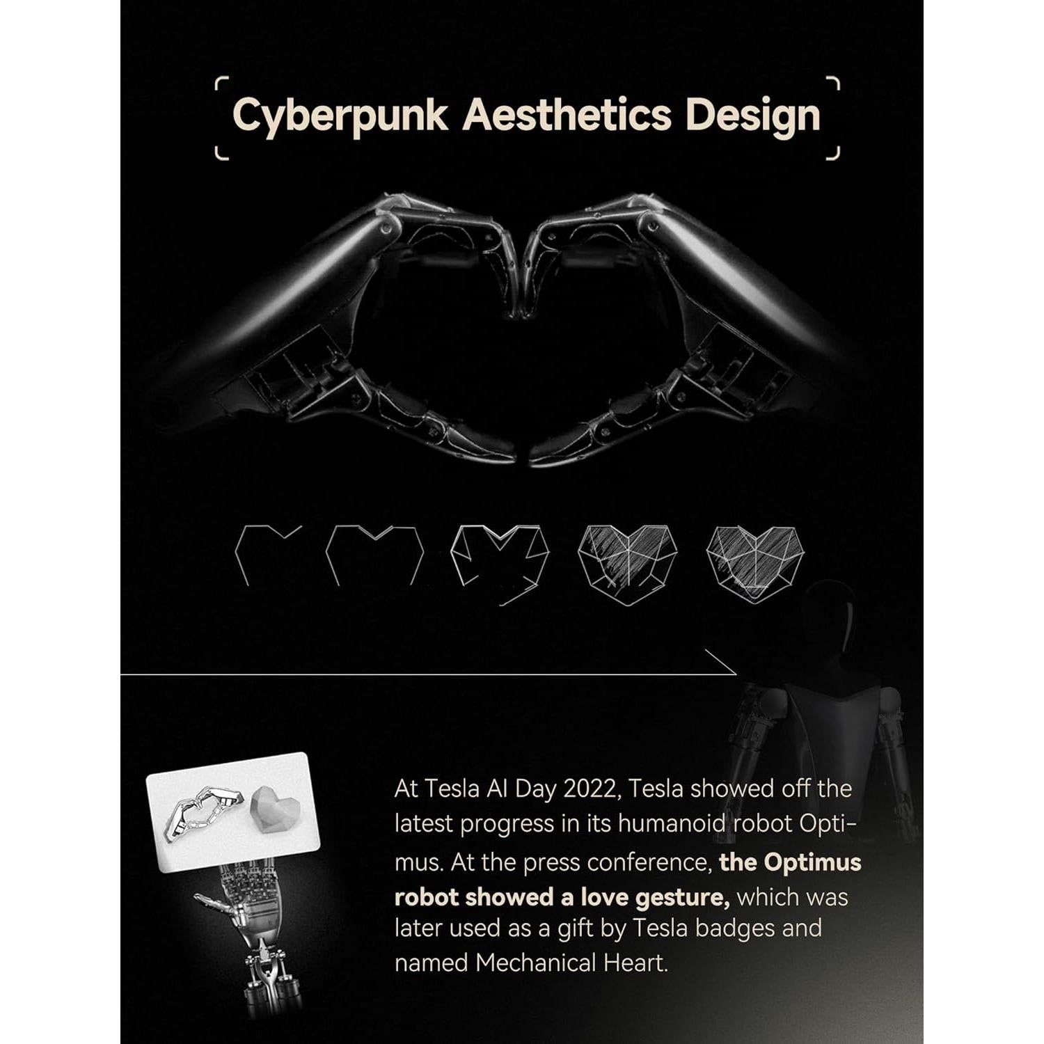 Ambientador TPARTS para Tesla Model 3/Y - Difusor Cyberheart Bosque Misterioso