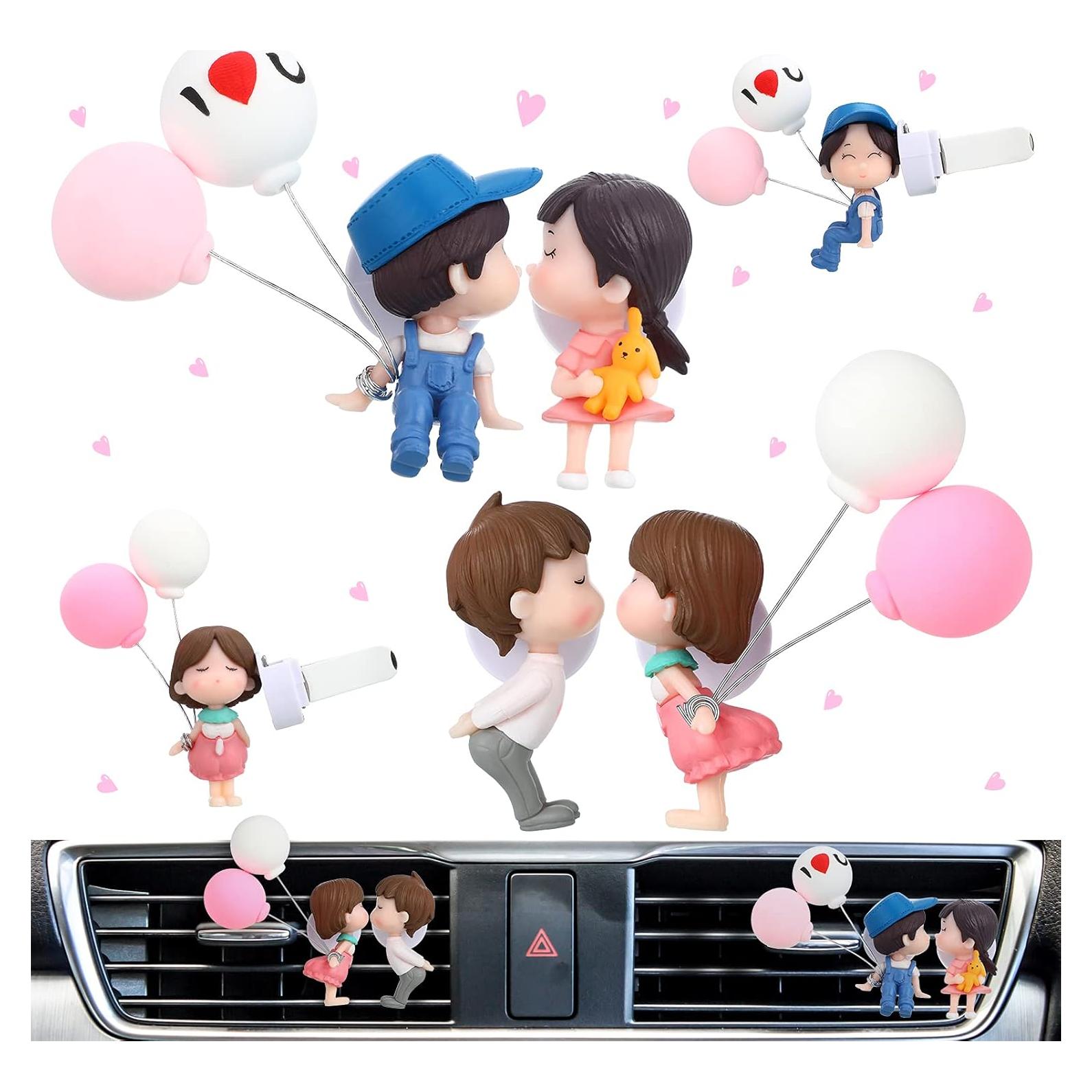 Clips Difusores de Aire para Auto Frienda - 4 Piezas Lindo Diseño