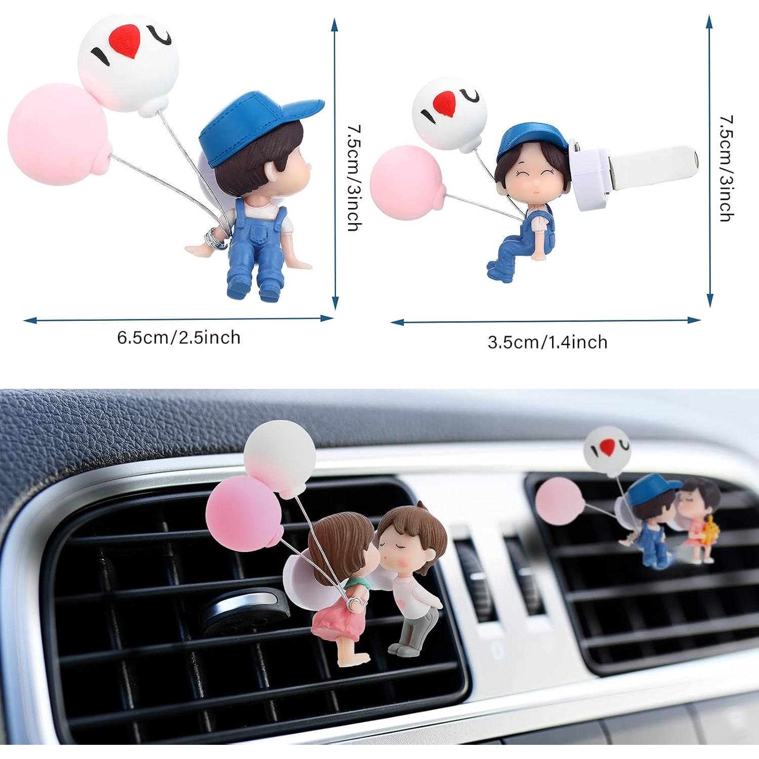 Clips Difusores de Aire para Auto Frienda - 4 Piezas Lindo Diseño