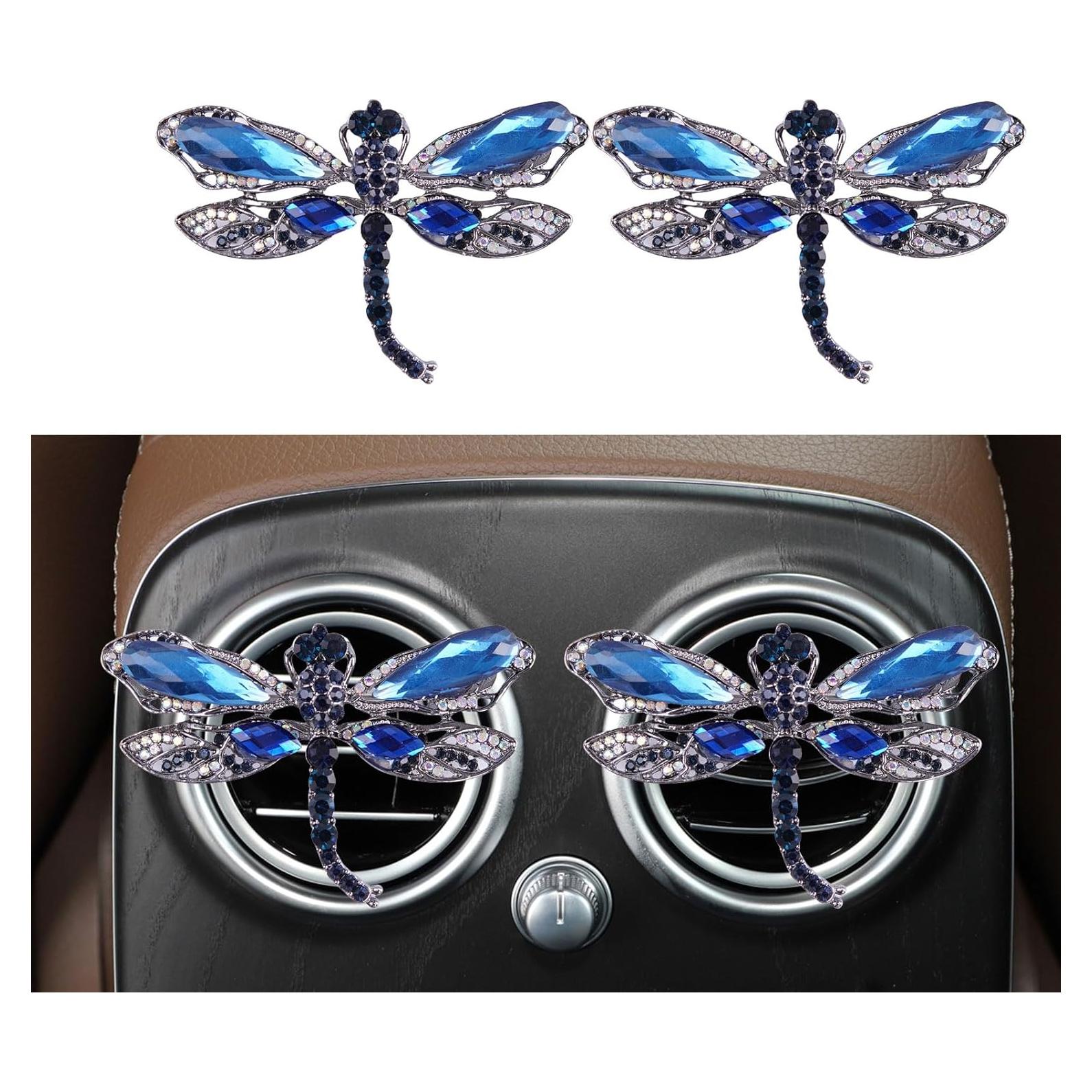 Clips de Ventilación de Auto LCWLJL Azul Brillante - 2 Pcs