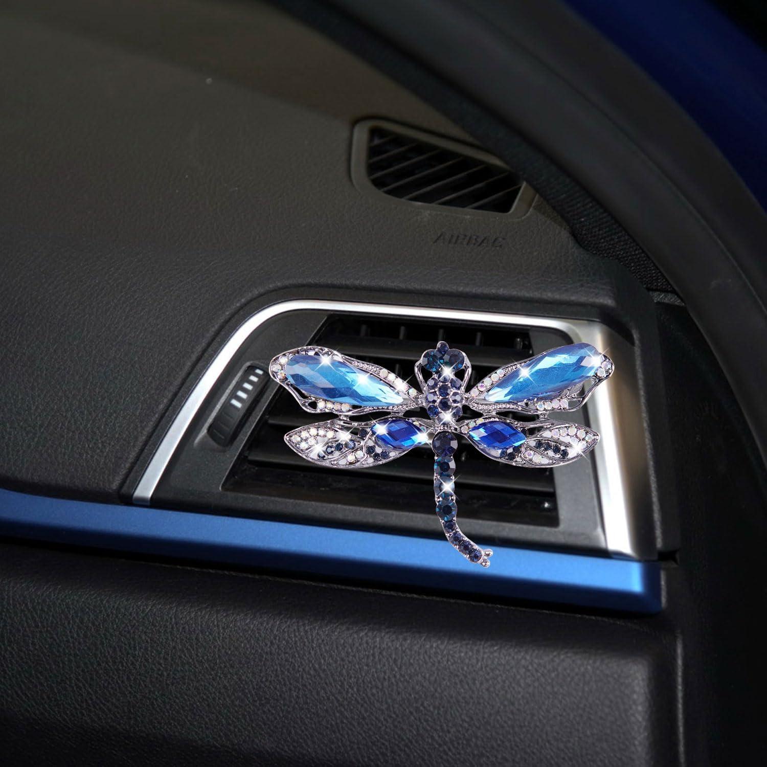 Clips de Ventilación de Auto LCWLJL Azul Brillante - 2 Pcs