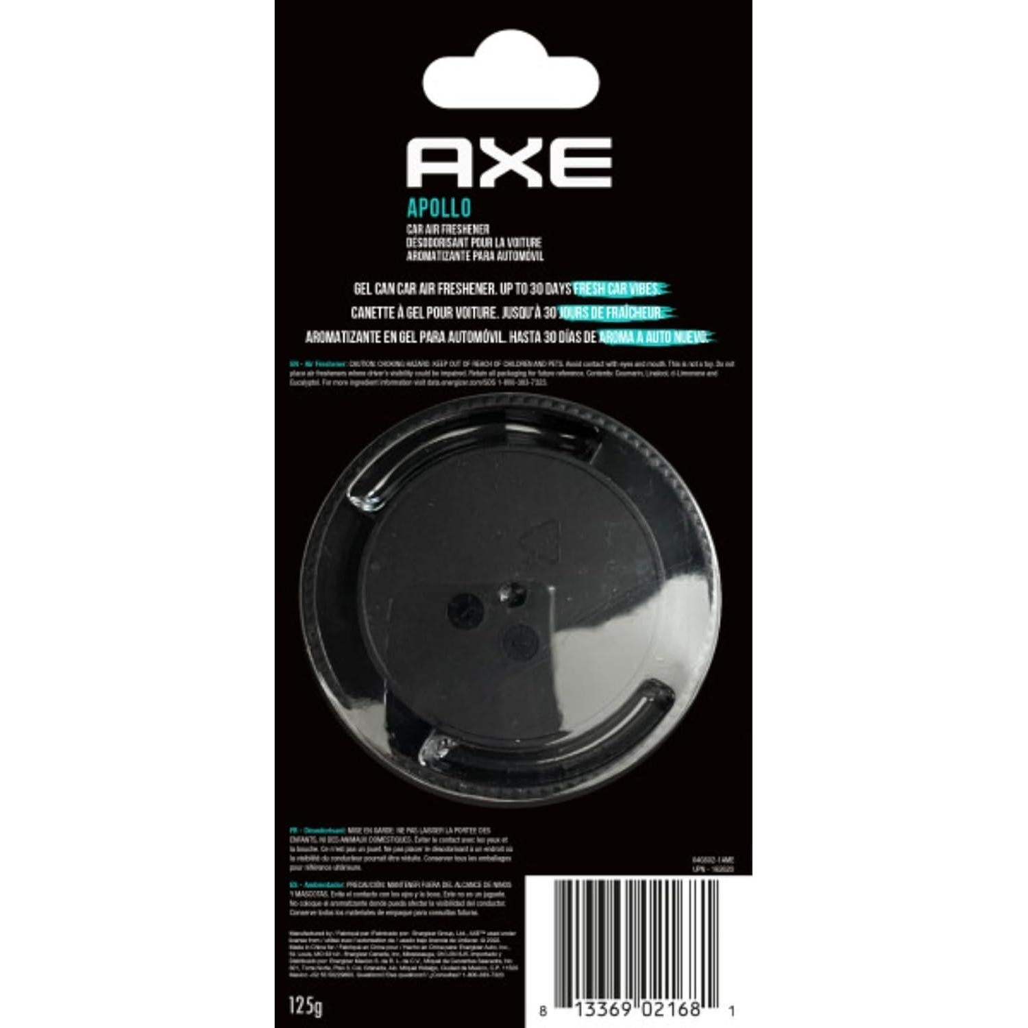 Ambientador de Auto AXE Gel Aroma Apollo 119g