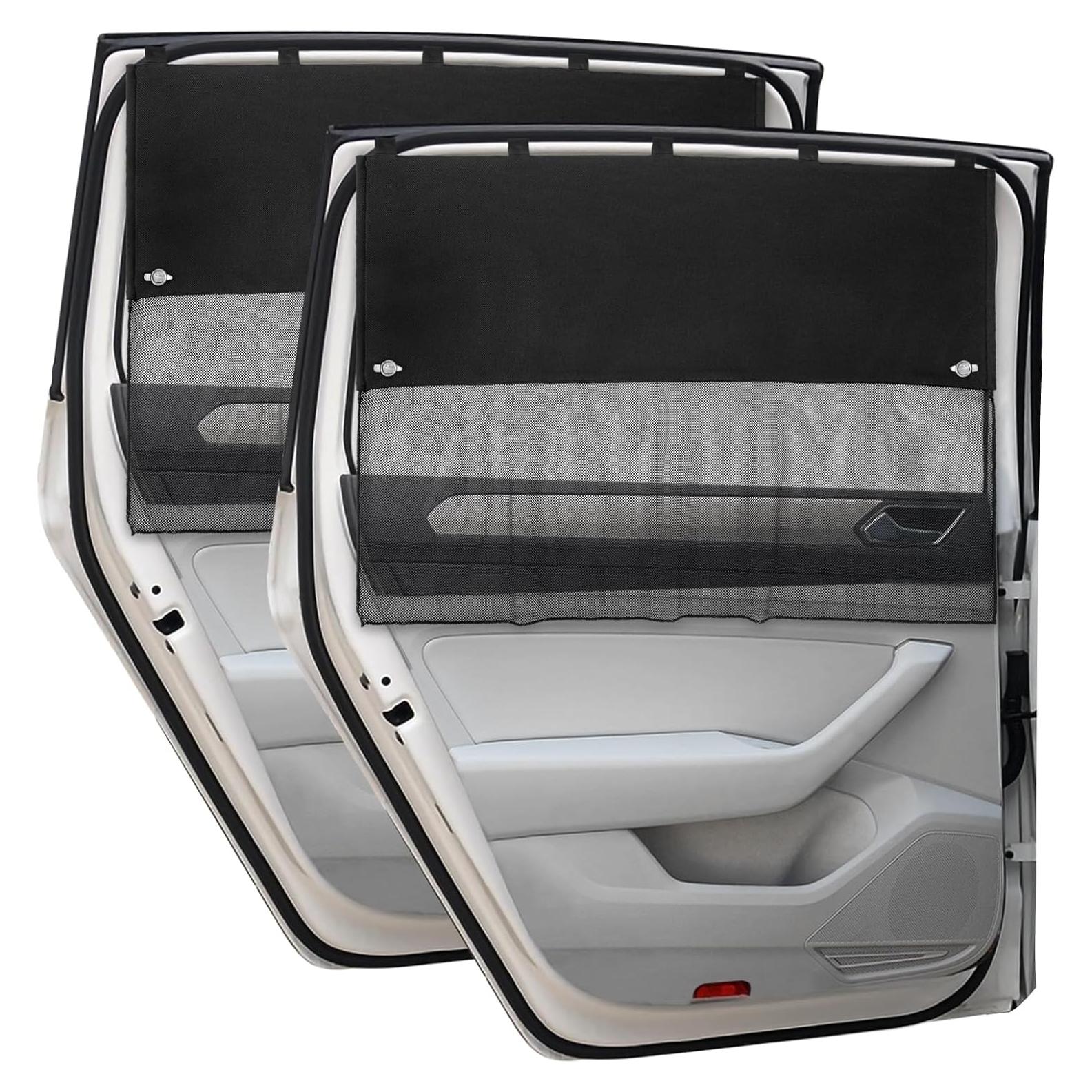 Sombrillas Magnéticas para Ventanas de Auto DIZA100 2 Pcs