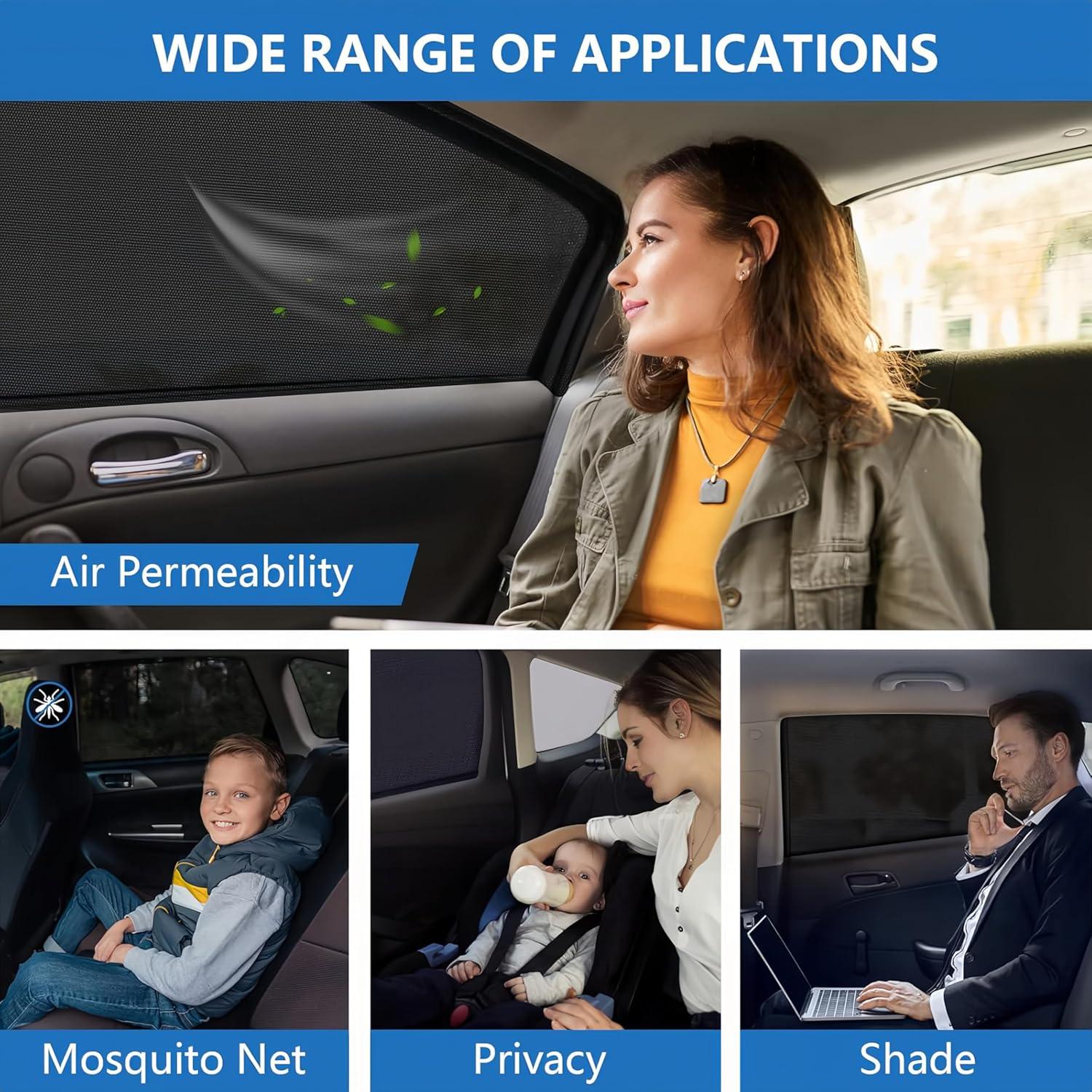 Cubierta de Sombra Beicarin para Ventana Trasera Auto M