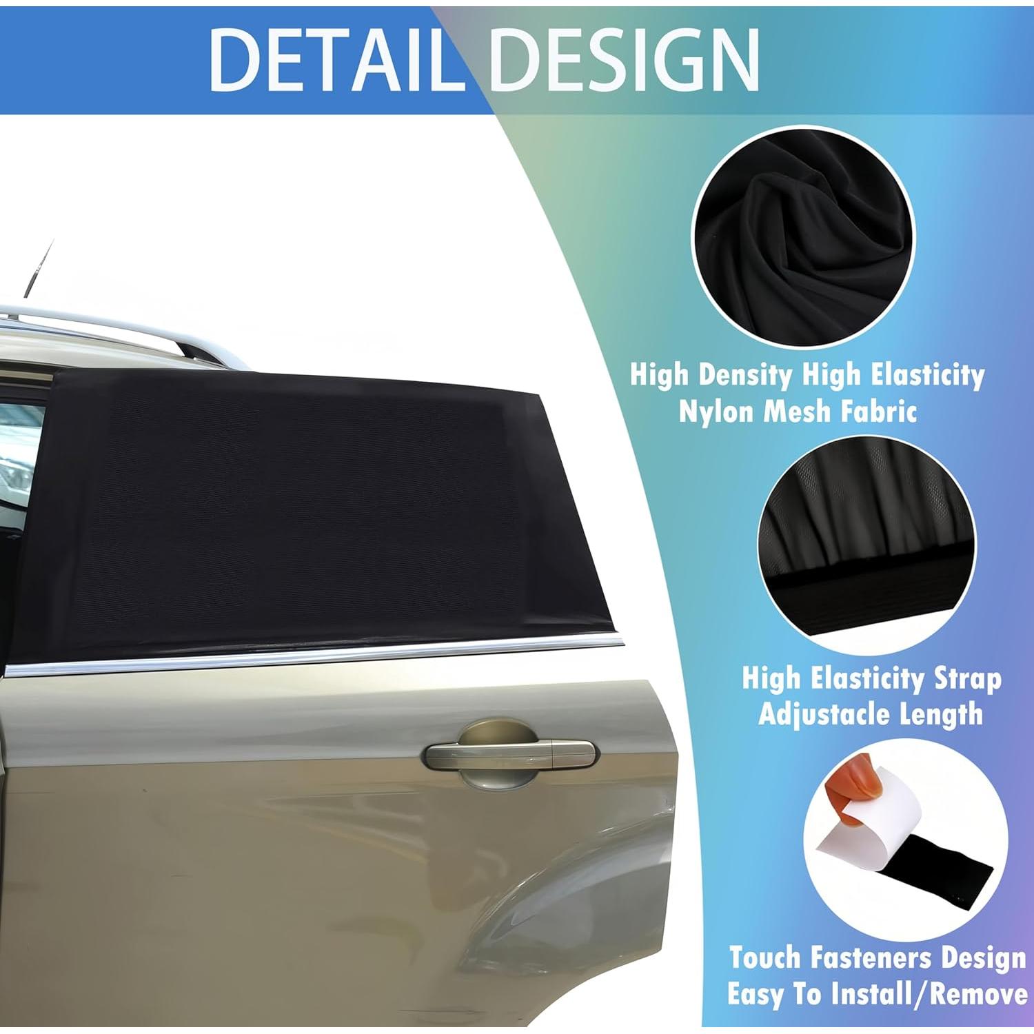 Cubierta de Sombra Beicarin para Ventana Trasera Auto M