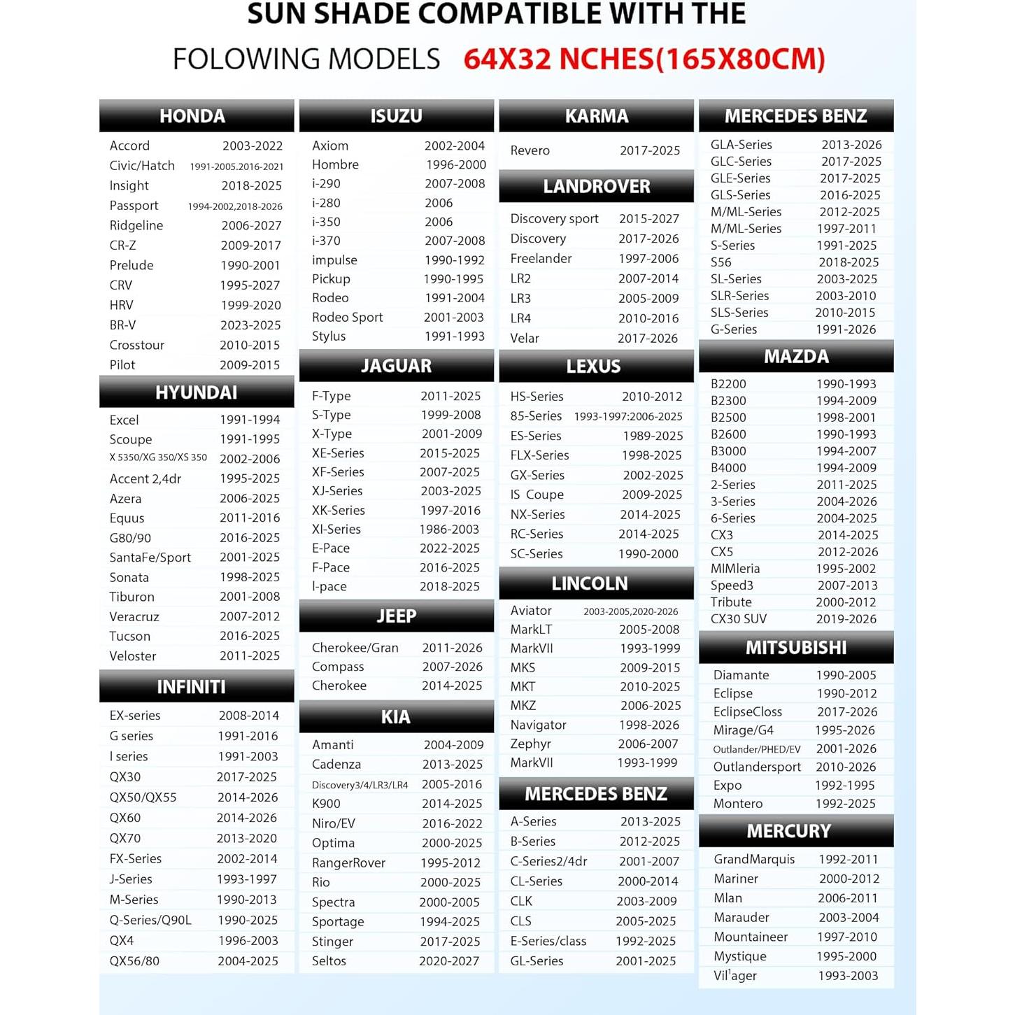 Sombra de Sol Plegable Vepagoo para Parabrisas 165x80 cm Plata