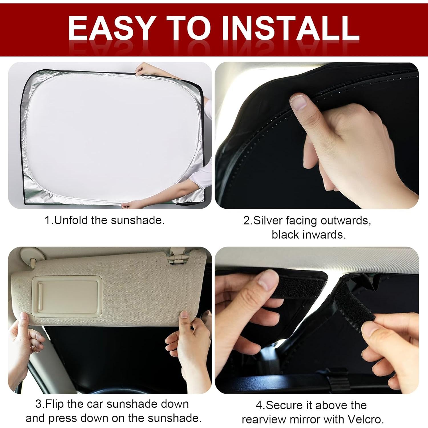 Protector Solar Parabrisas Tesla Modelo 3/Y 2016-2025 - Plegable UV