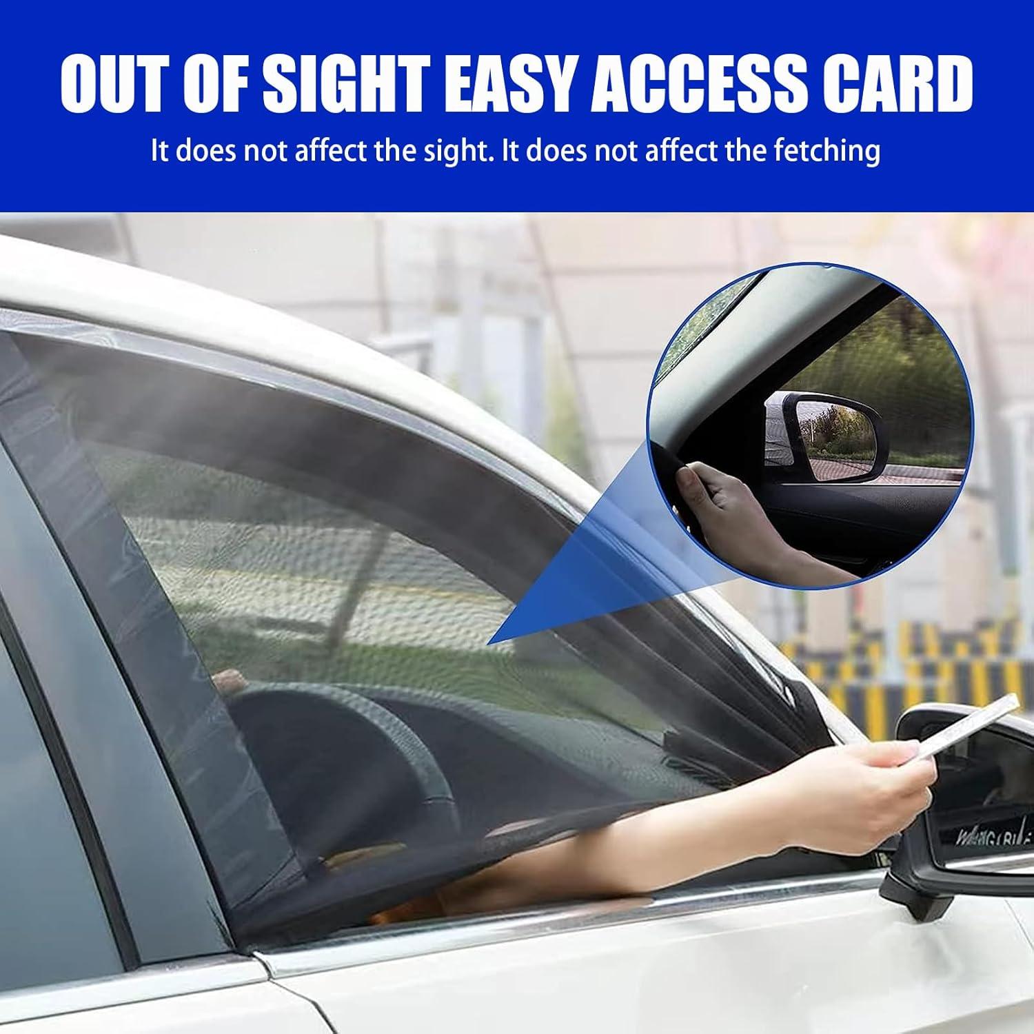 Pack 4 Sombrillas Laterales GKmow para SUV Doble Capa Negro