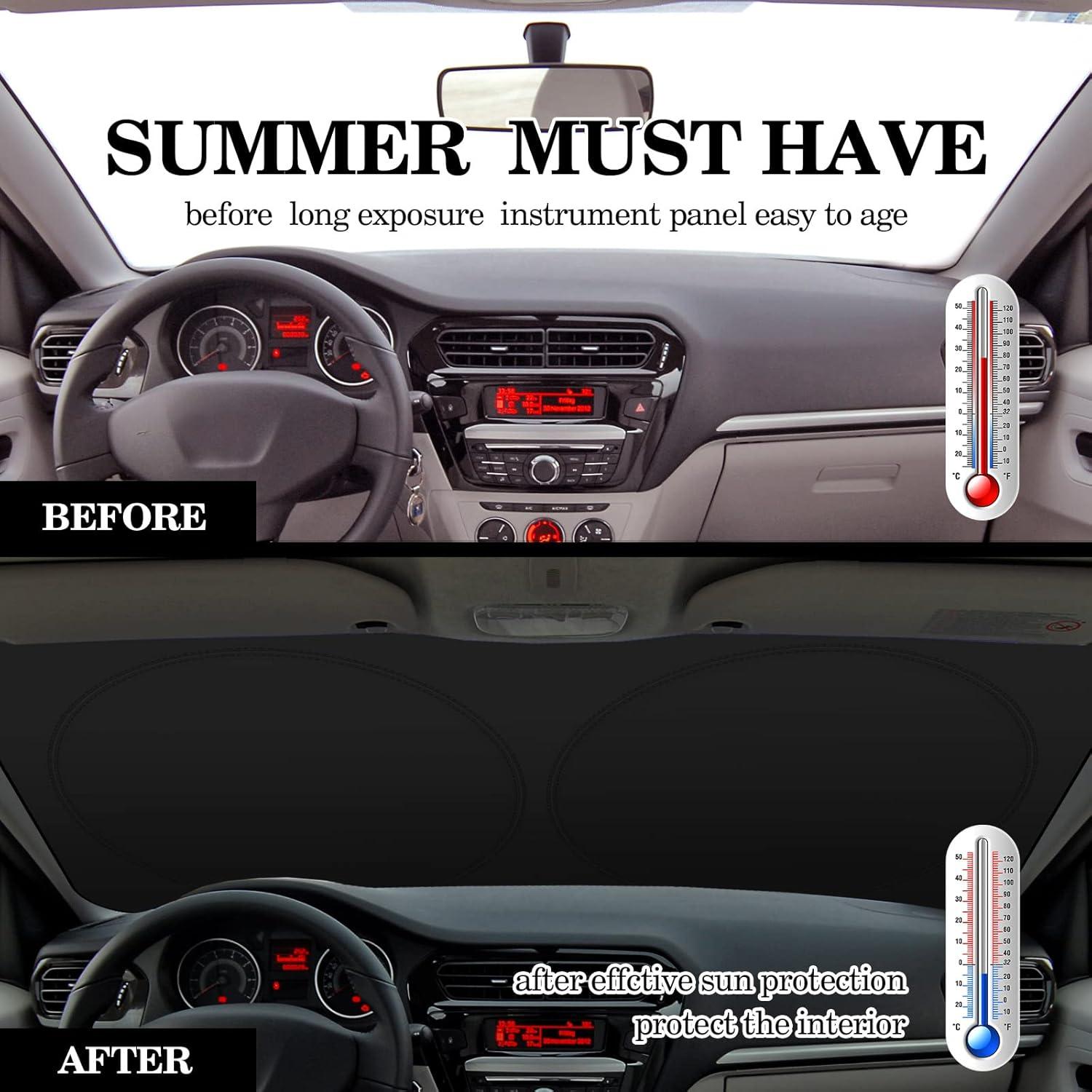 Protector Solar Plegable Woanger para Parabrisas 160x80cm