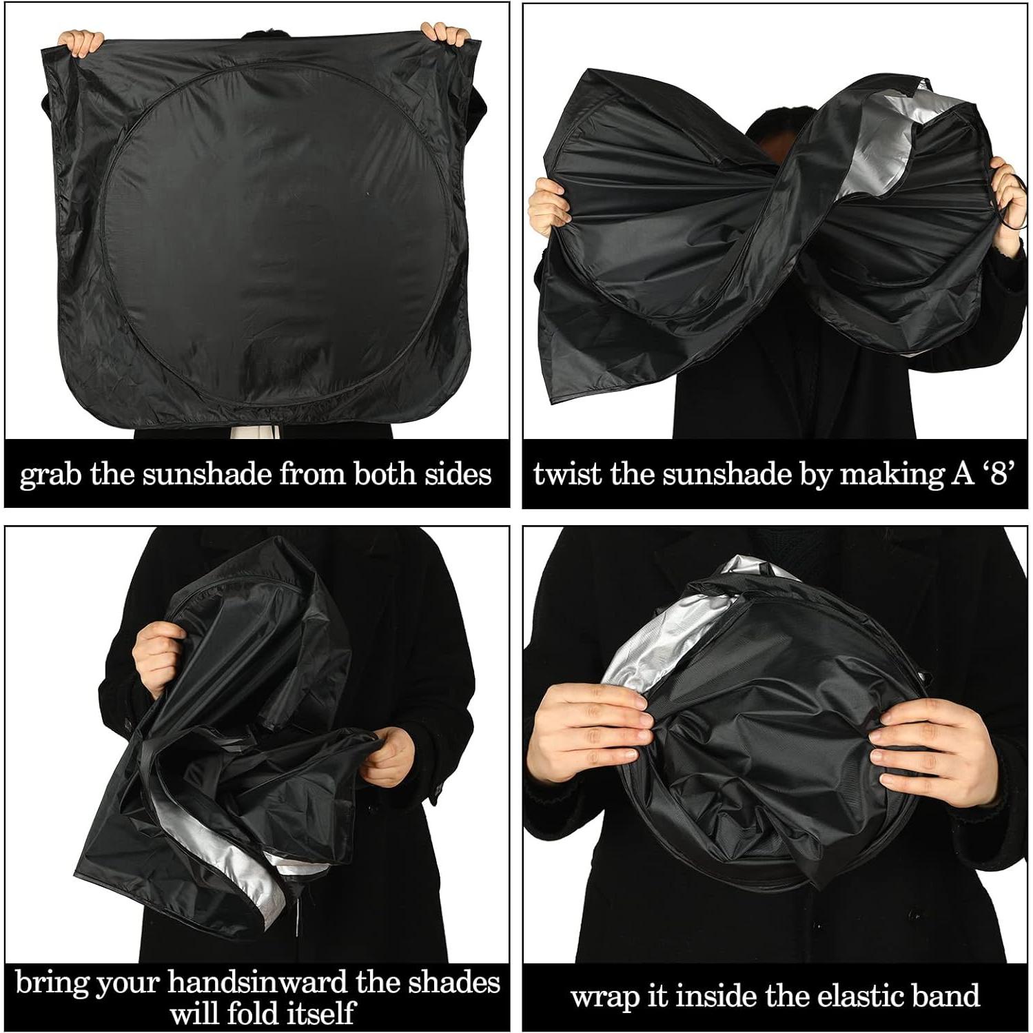 Protector Solar Plegable Woanger para Parabrisas 160x80cm