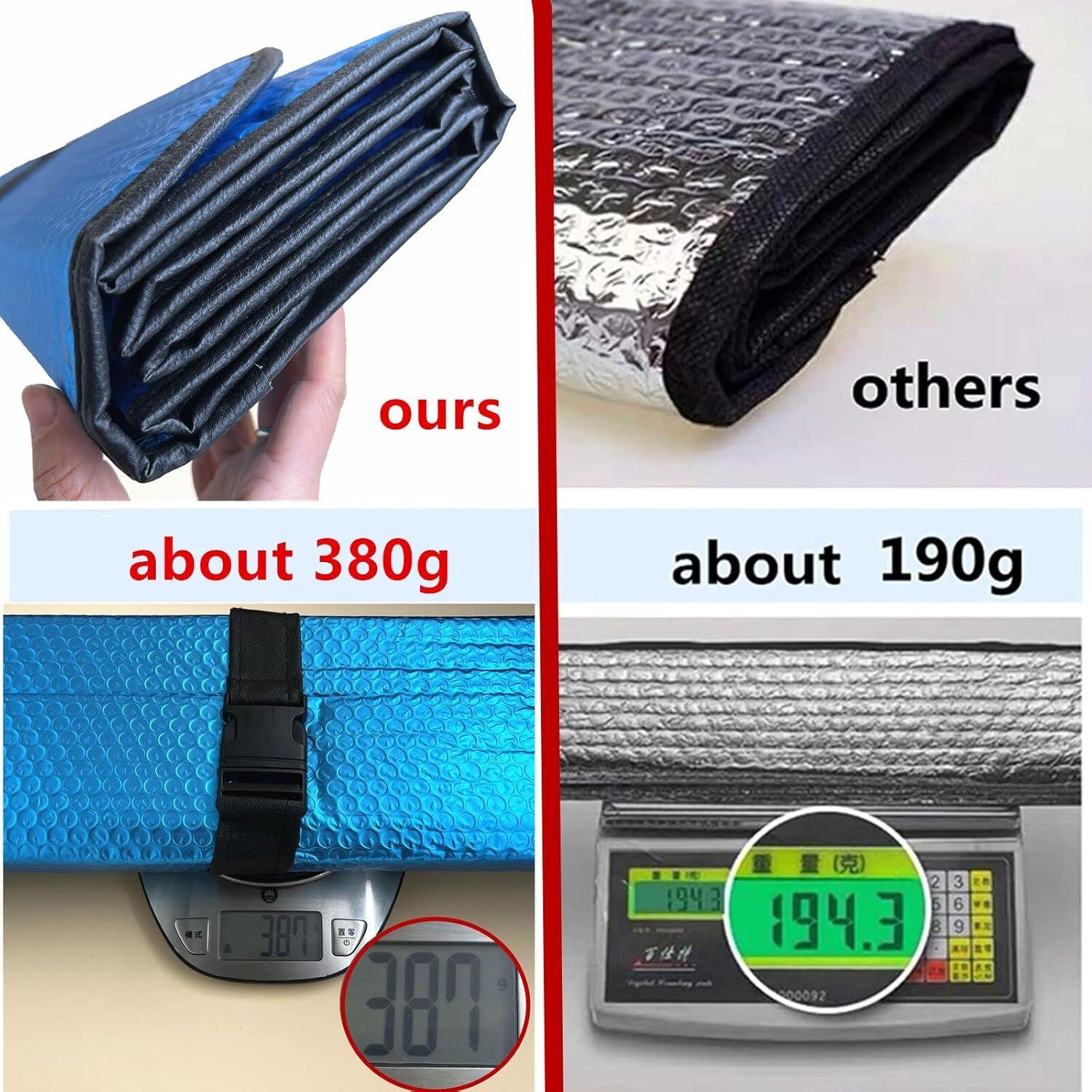 Parasoles para Parabrisas GWUSKDT 145x70 cm Azul 5 Capas UV