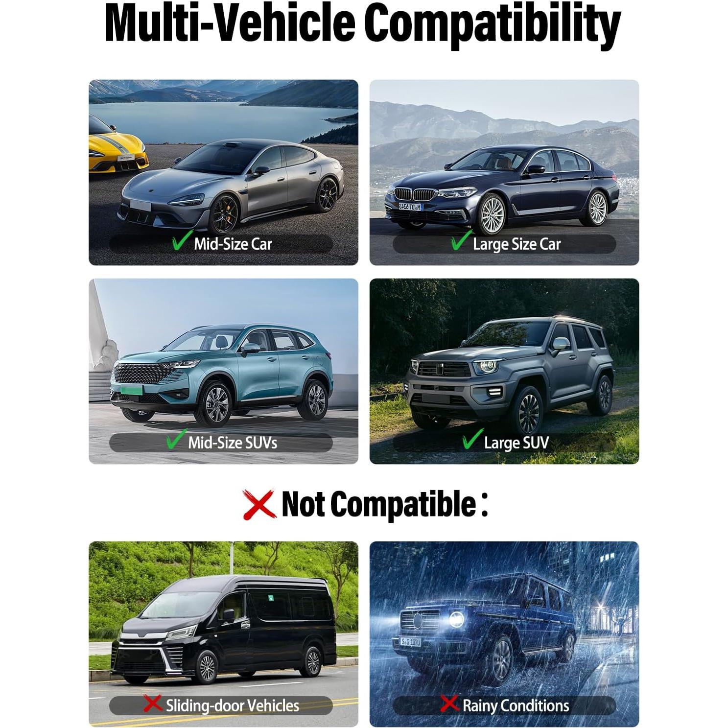 Sombrillas Laterales para Ventanas de Auto FOLUMAD CWS001