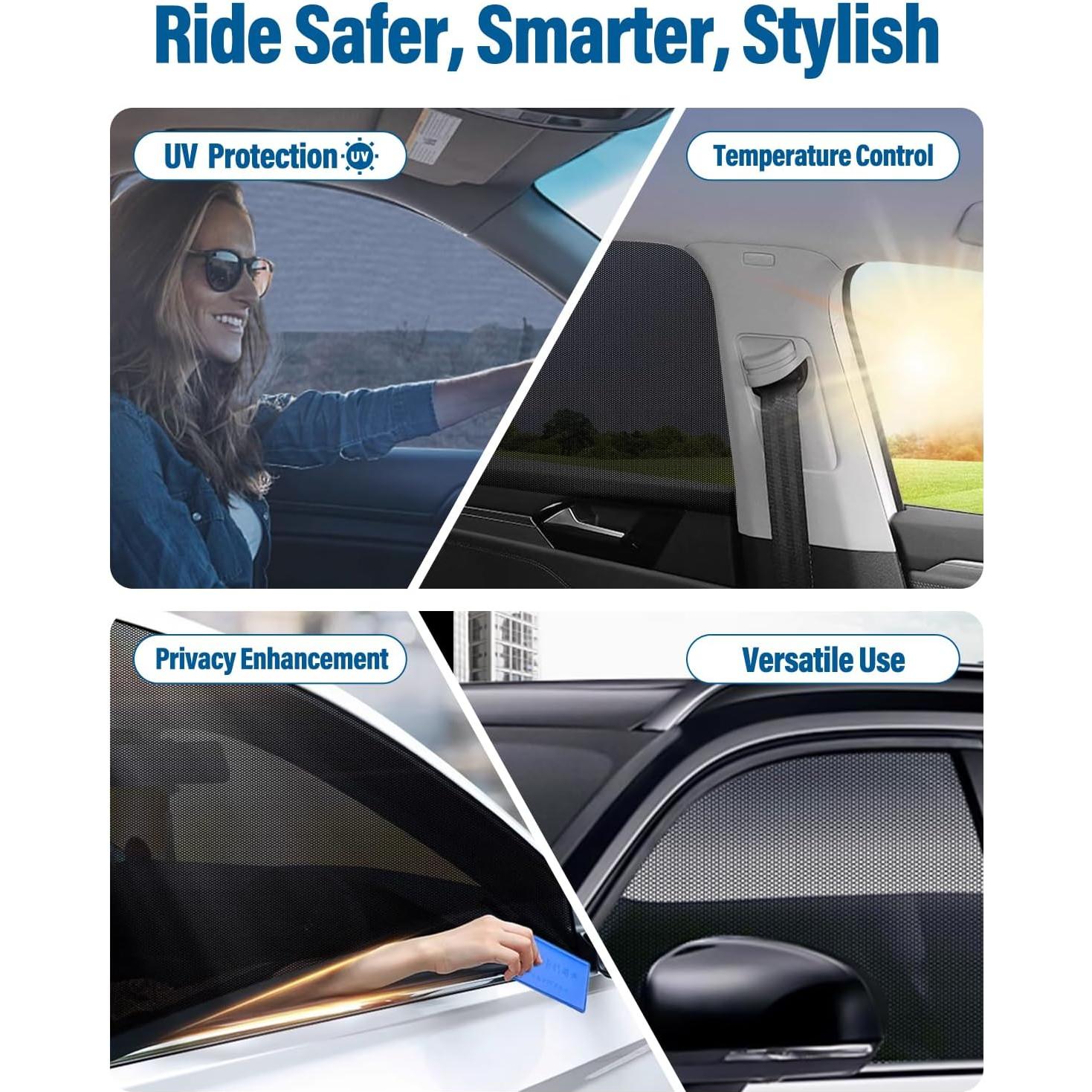 Sombrillas Laterales para Ventanas de Auto FOLUMAD CWS001