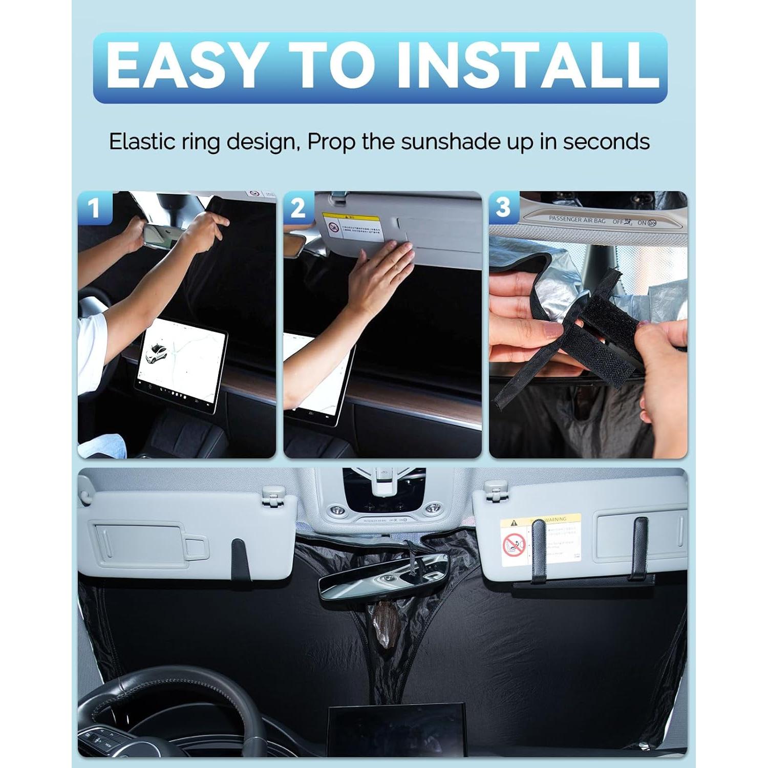 Protector Solar Parabrisas SLOGENTO para Ford Super Duty 2017-2025