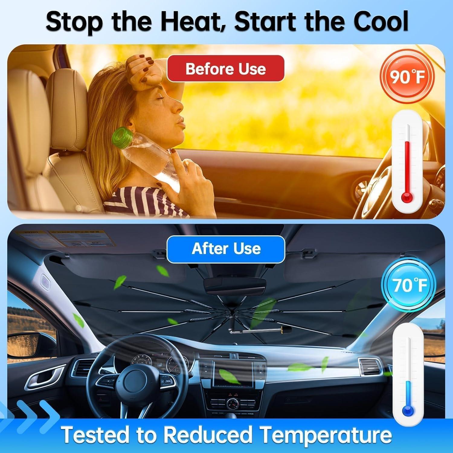 Sombrilla para Parabrisas Toyota RAV4 2013-2025 Bocvam