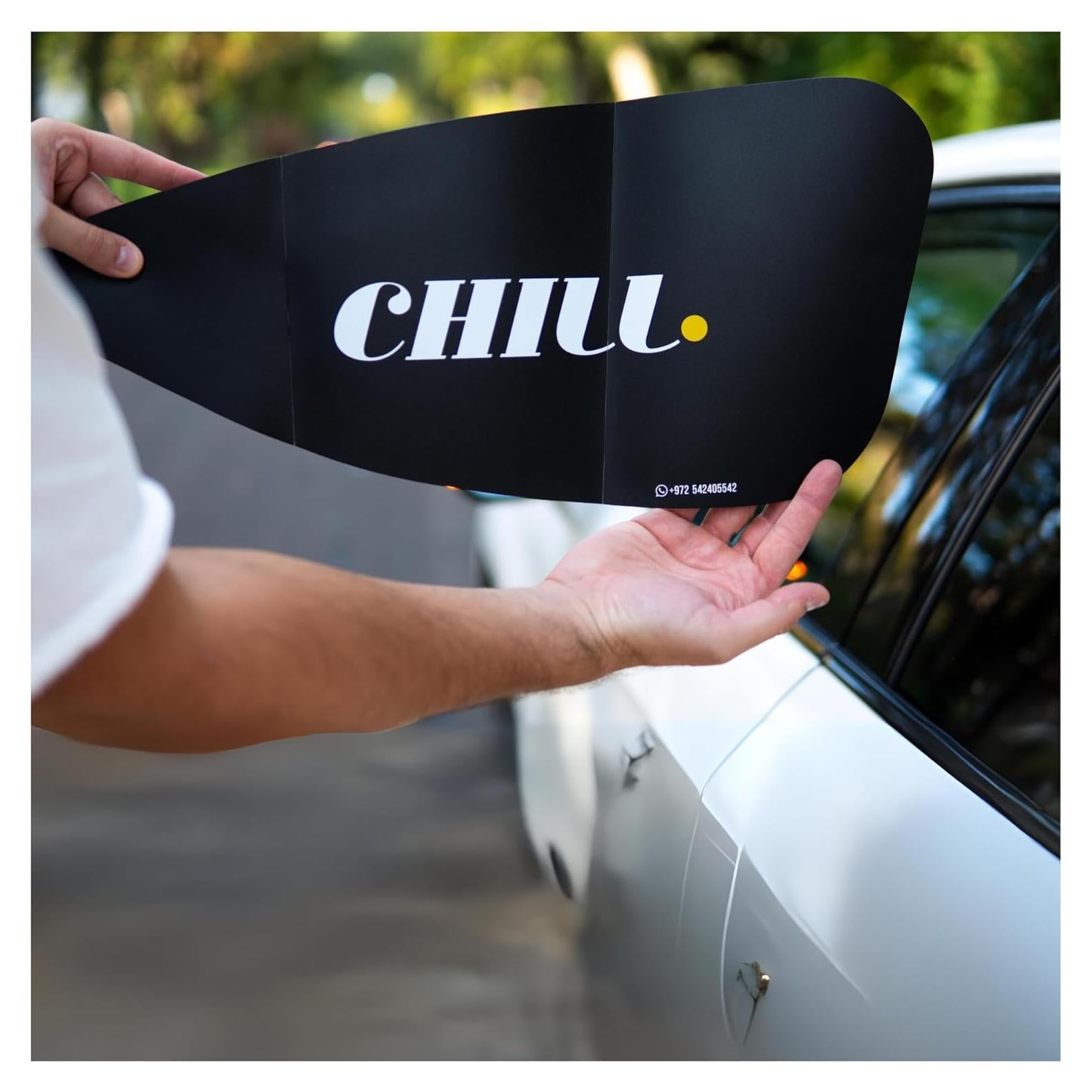 Sombrilla Lateral para Auto Chillsunshade Plegable UV 21x28cm