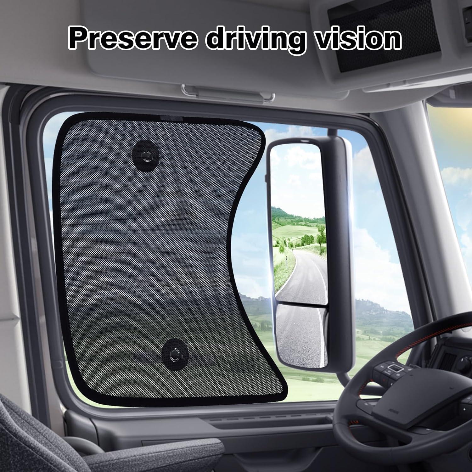 Cortina Solar KUST 2PCS para Ventana Lateral de Camión 60x55 cm