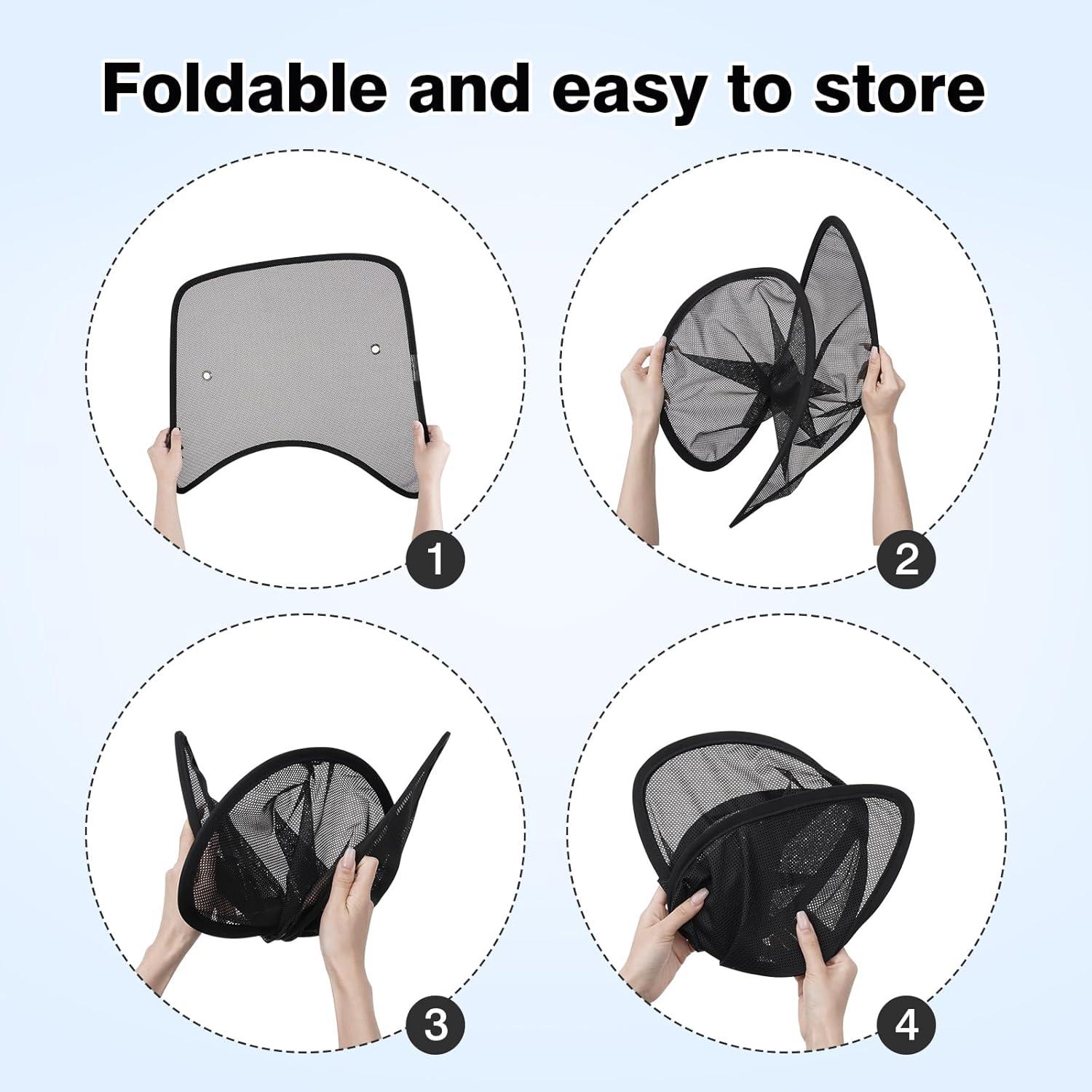 Cortina Solar KUST 2PCS para Ventana Lateral de Camión 60x55 cm