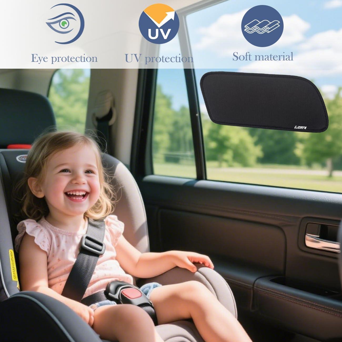 Protector Solar para Ventanas Laterales de Auto EJDRFN 2 Pcs