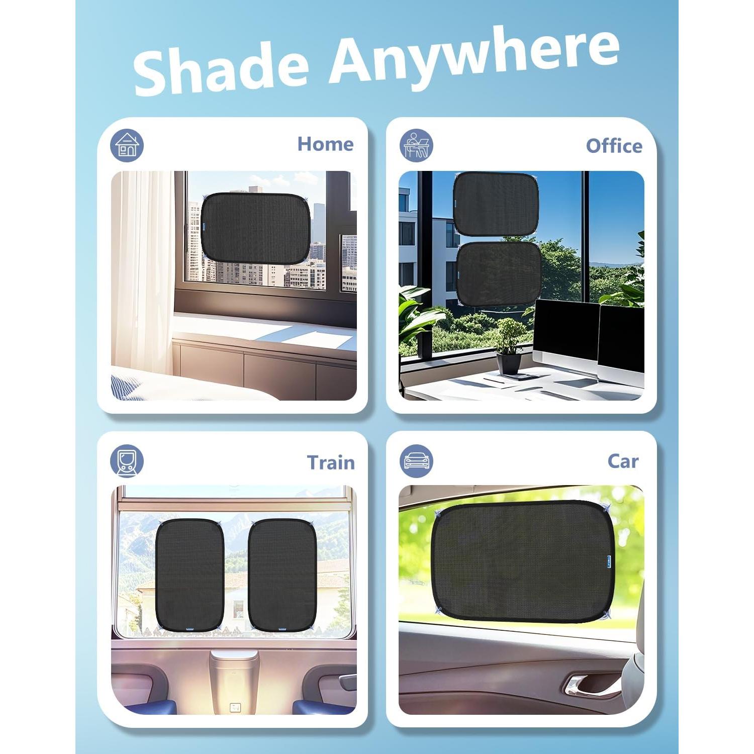 Sombrilla para Ventana de Coche PEMOTech 53.3x35.6 cm UV 99.9%