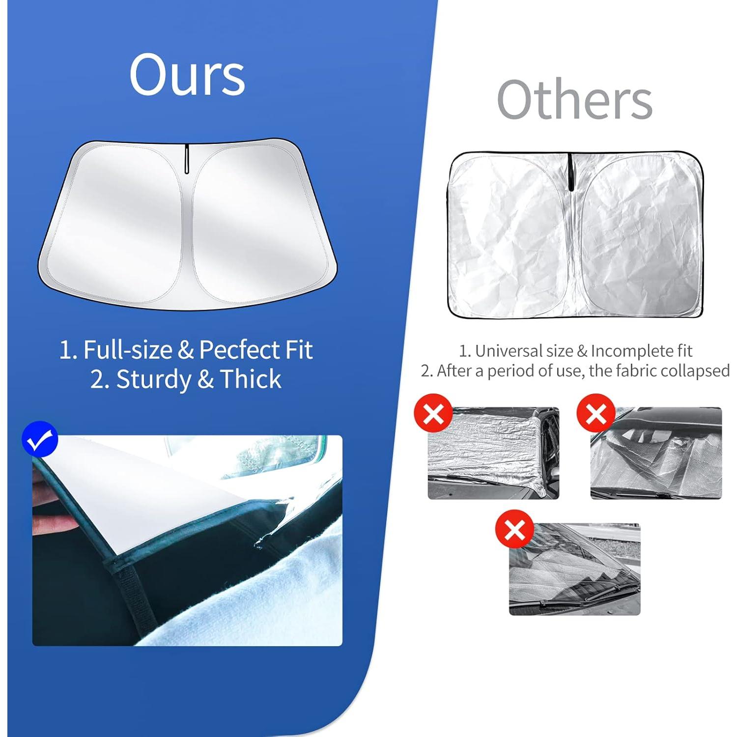 Sombrilla para Parabrisas Tesla Modelo 3/Y Chirano, UV, Plegable