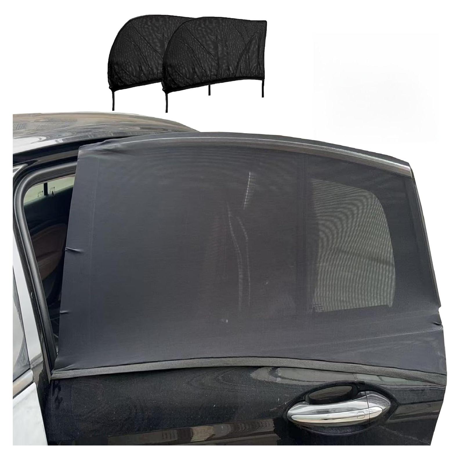 Sombrillas para Ventanas Traseras de Auto OUTTDID - Paquete de 2