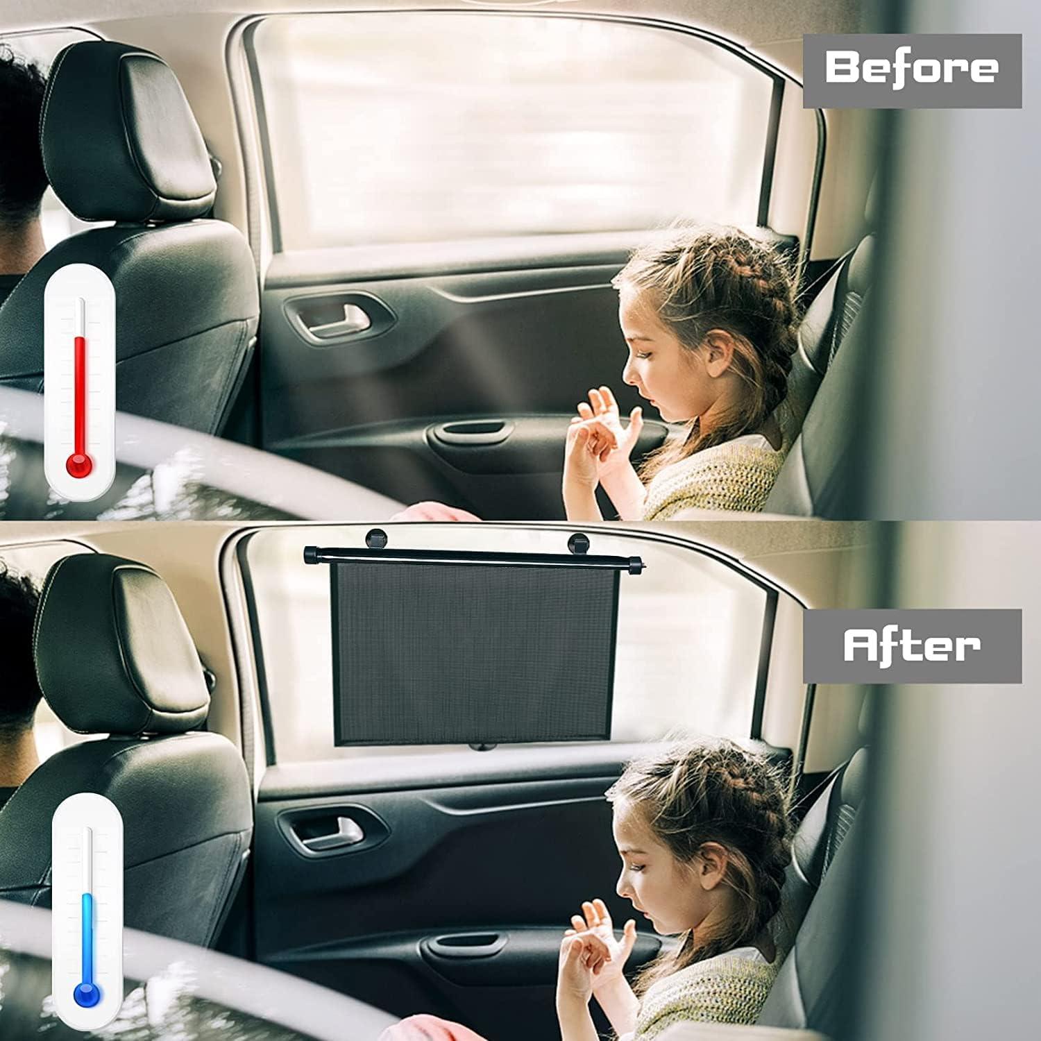 Sombra Retráctil para Ventana Lateral de Auto Yaaduo 40.64x45.72cm