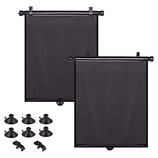 Sombrillas Retráctiles para Ventana Lateral Auto Yaaduo 45.72x50.8cm