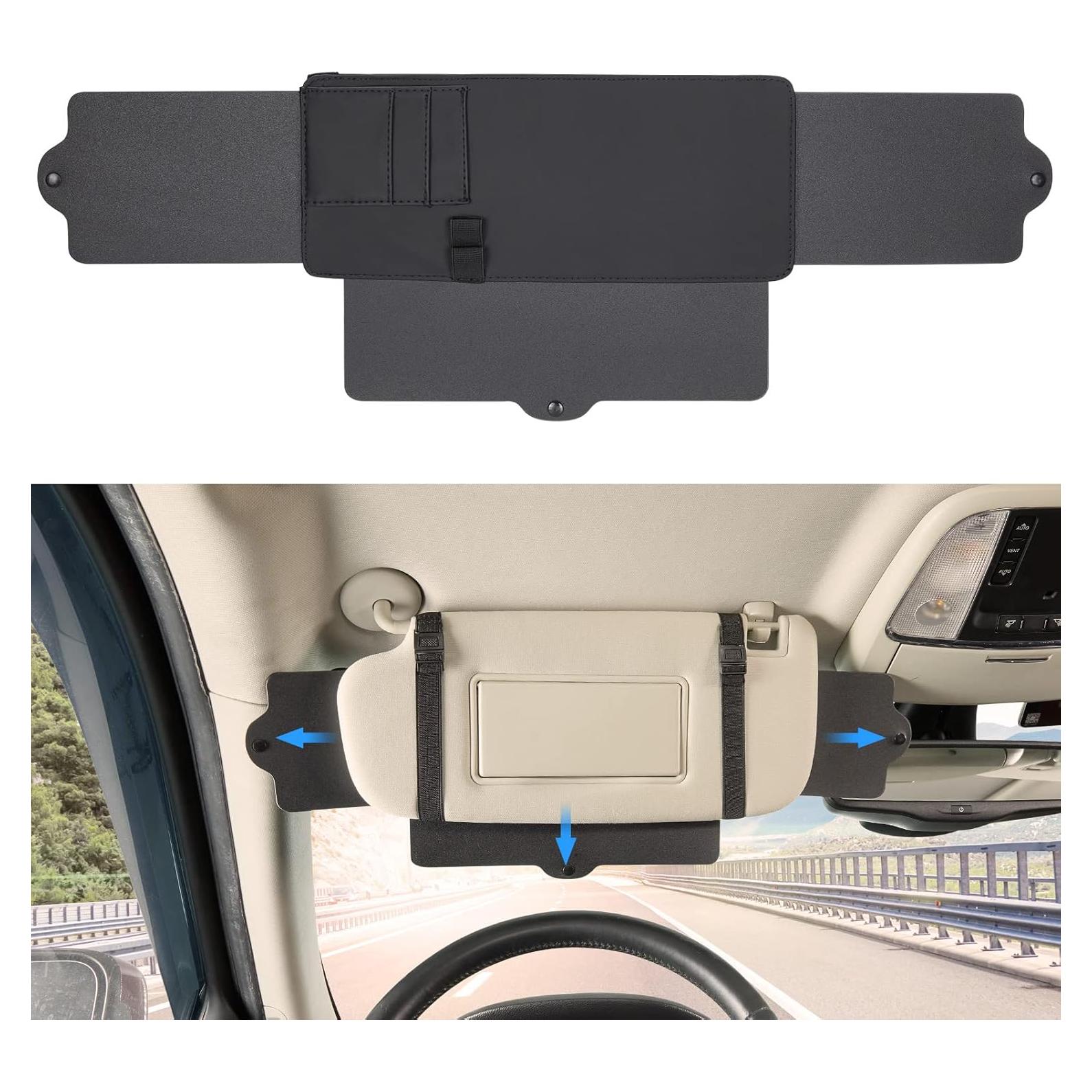Extensor de Visera Solar JOYTUTUS Ajustable para Auto SUV