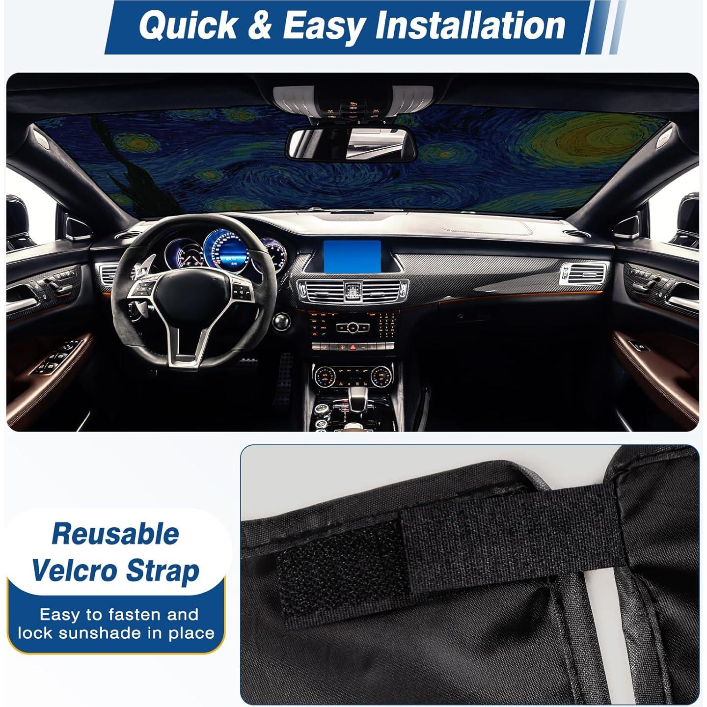 Protector Solar Parabrisas Tavaleu 139.7x81.3cm Cielo Estrellado